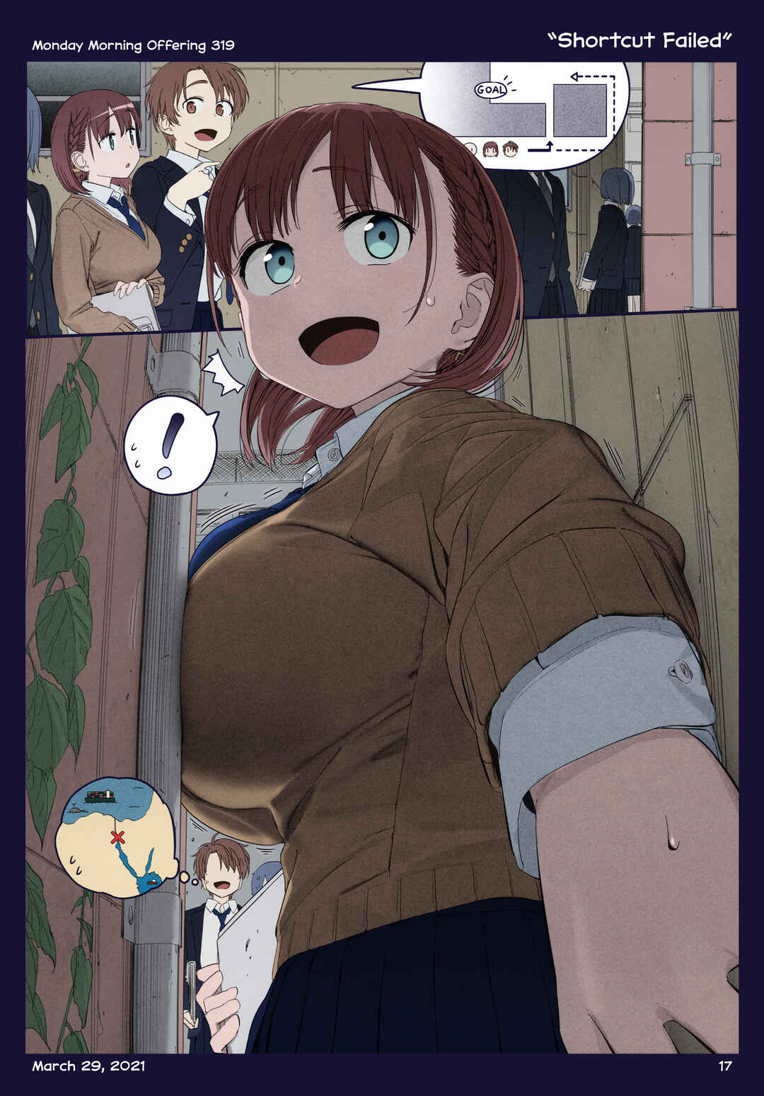 Page 18 Chapter 38 Getsuyoubi no Tawawa (Twitter Webcomic) (Fan Colored)