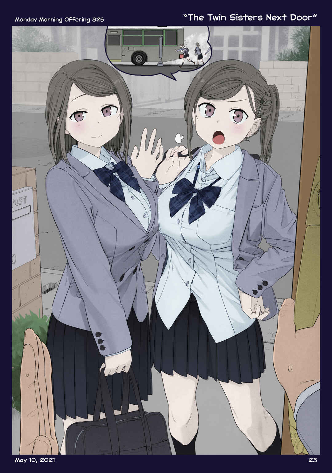 Page 24 Chapter 38 Getsuyoubi no Tawawa (Twitter Webcomic) (Fan Colored)
