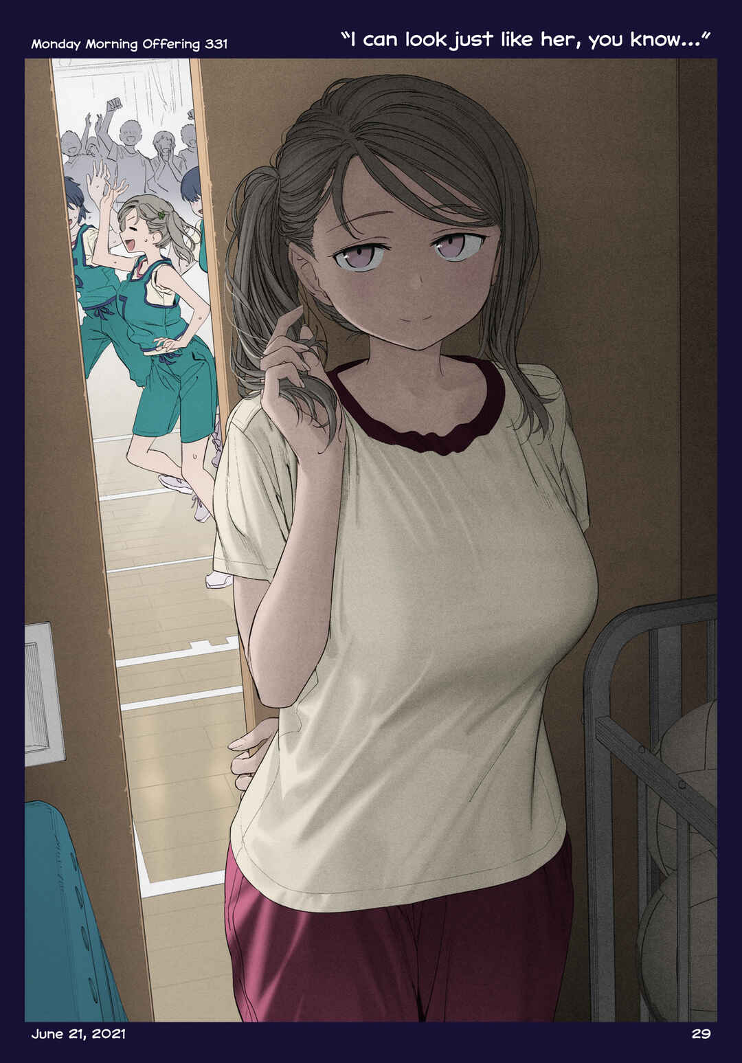 Page 30 Chapter 38 Getsuyoubi no Tawawa (Twitter Webcomic) (Fan Colored)