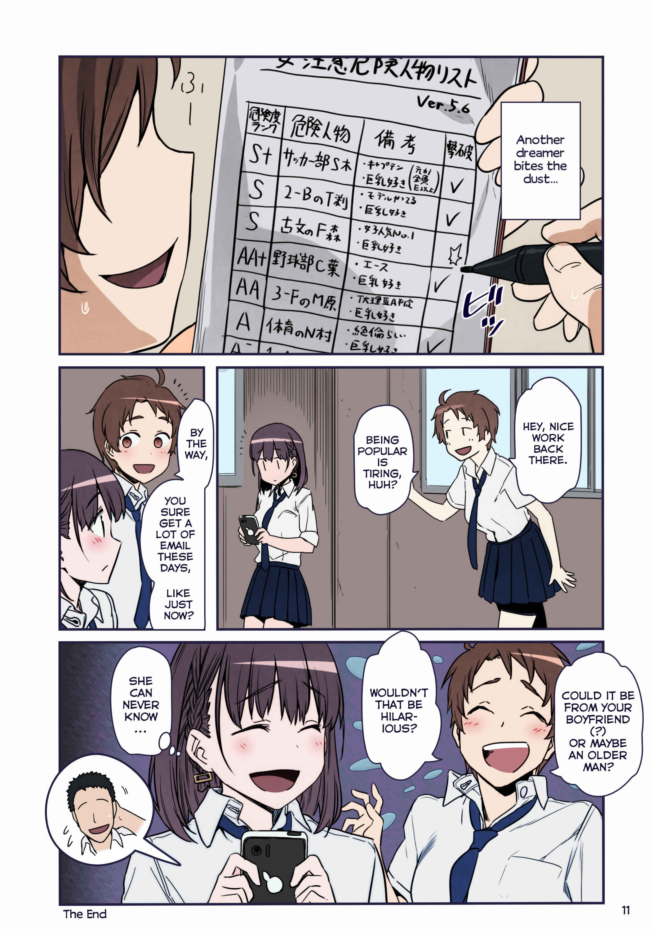 Page 11 Chapter 6 Getsuyoubi no Tawawa (Twitter Webcomic) (Fan Colored)