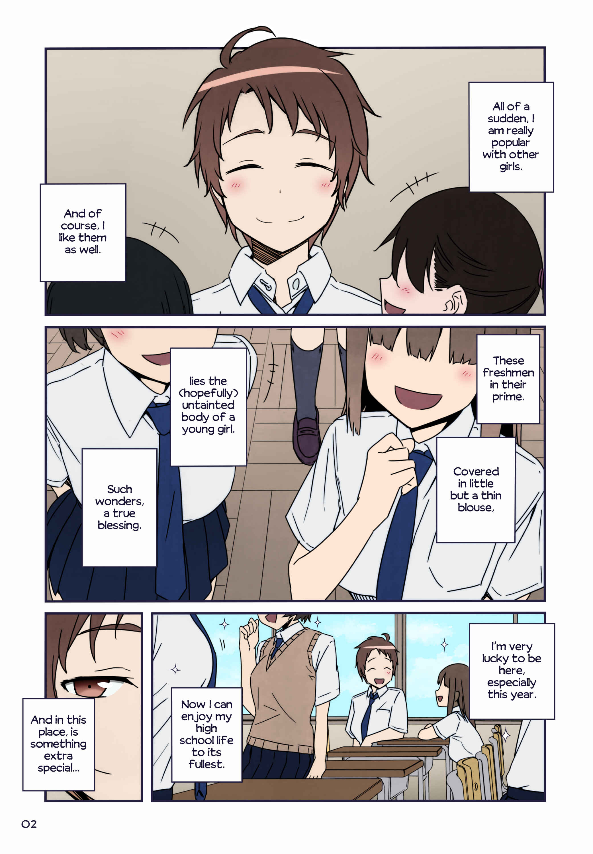 Page 2 Chapter 6 Getsuyoubi no Tawawa (Twitter Webcomic) (Fan Colored)
