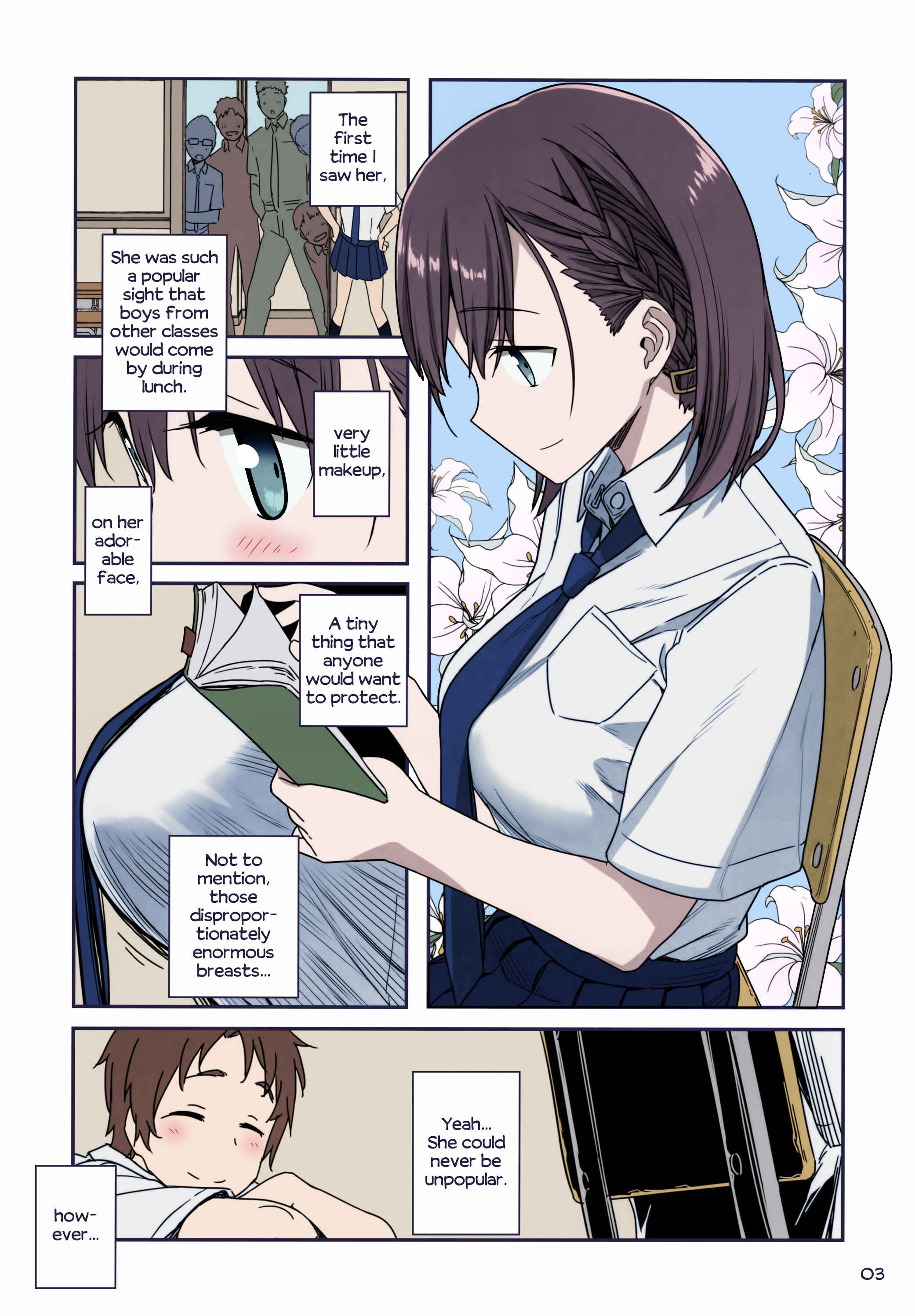 Page 3 Chapter 6 Getsuyoubi no Tawawa (Twitter Webcomic) (Fan Colored)