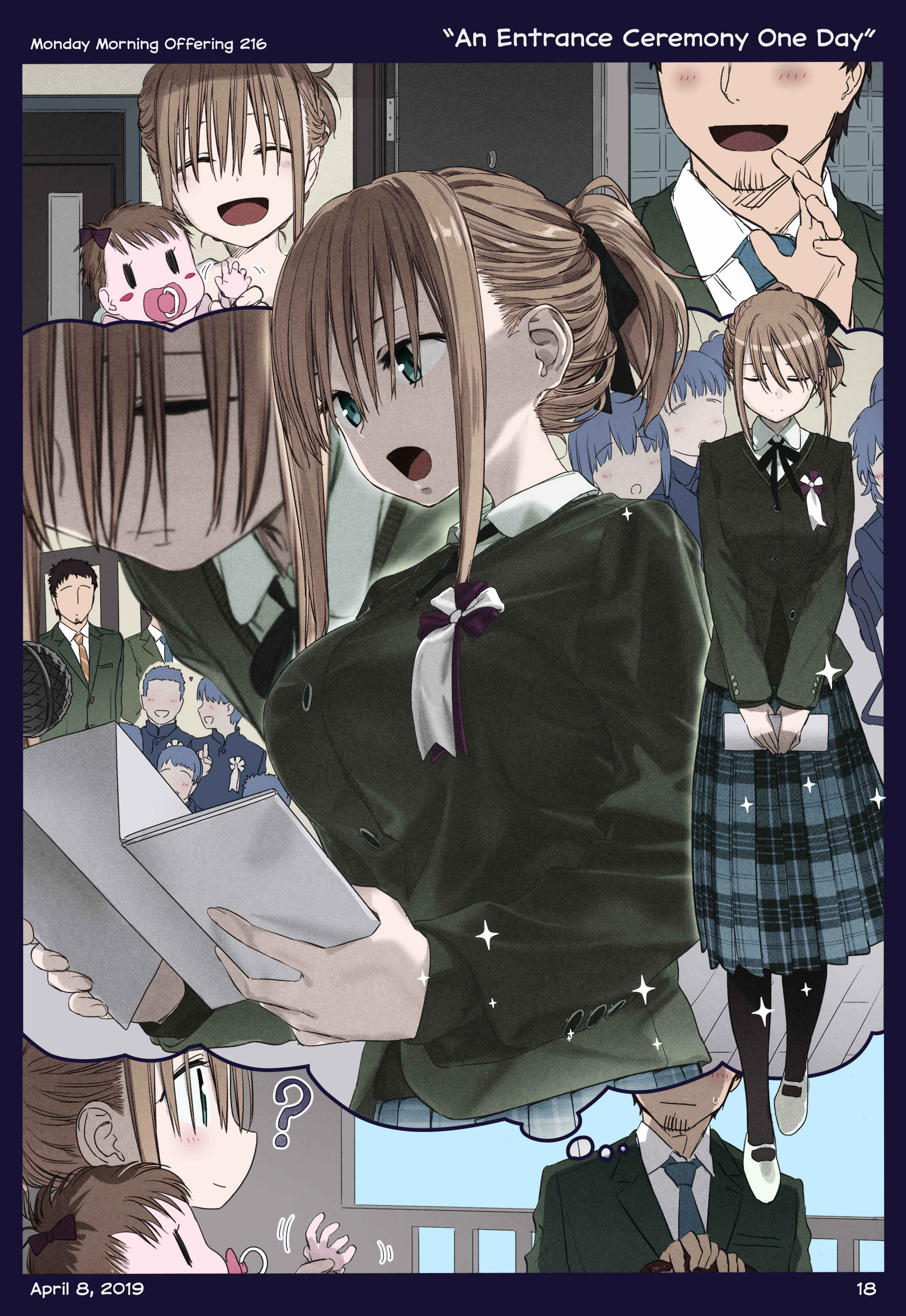 Page 18 Chapter 24 Getsuyoubi no Tawawa (Twitter Webcomic) (Fan Colored)