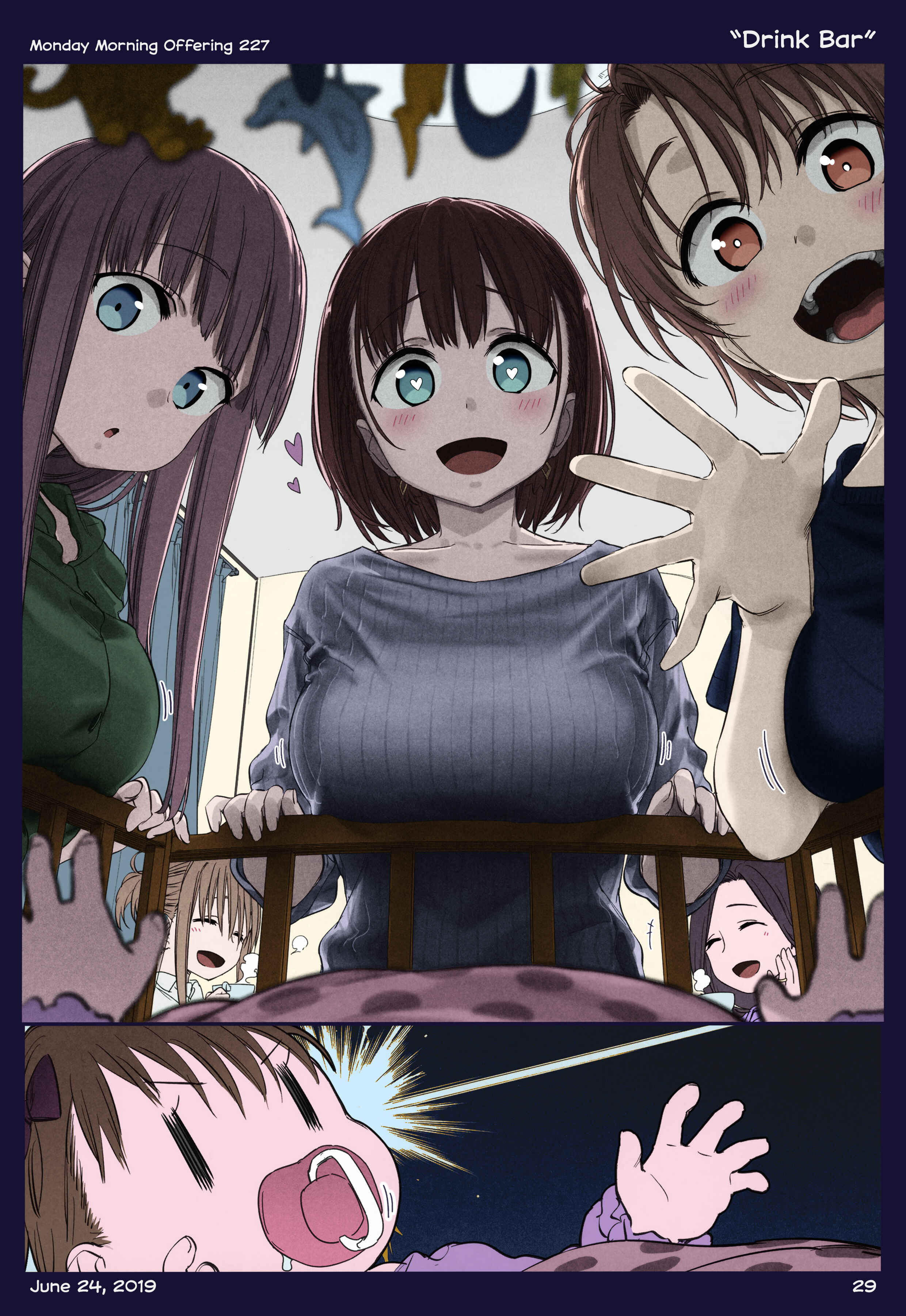 Page 29 Chapter 24 Getsuyoubi no Tawawa (Twitter Webcomic) (Fan Colored)