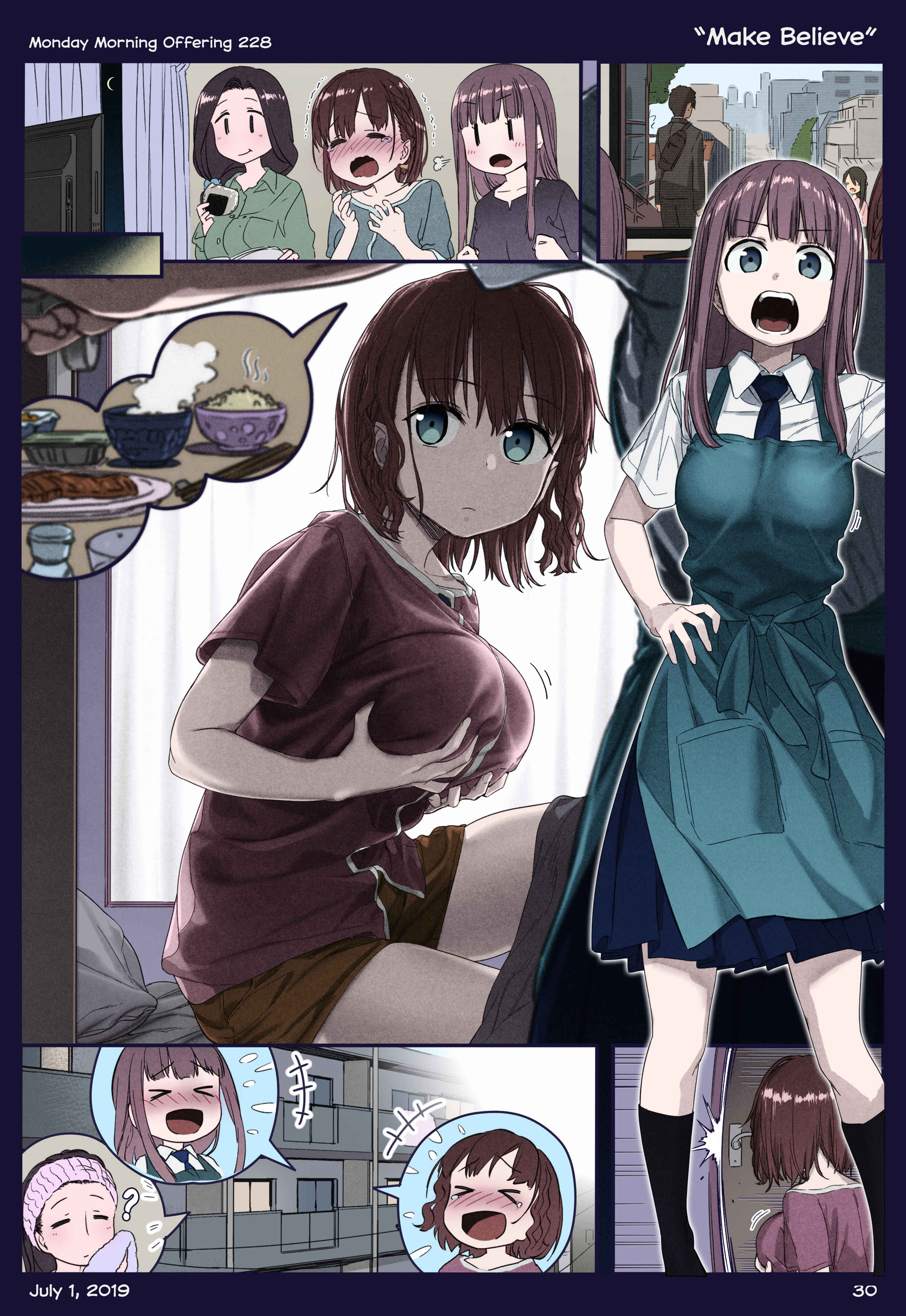 Page 30 Chapter 24 Getsuyoubi no Tawawa (Twitter Webcomic) (Fan Colored)