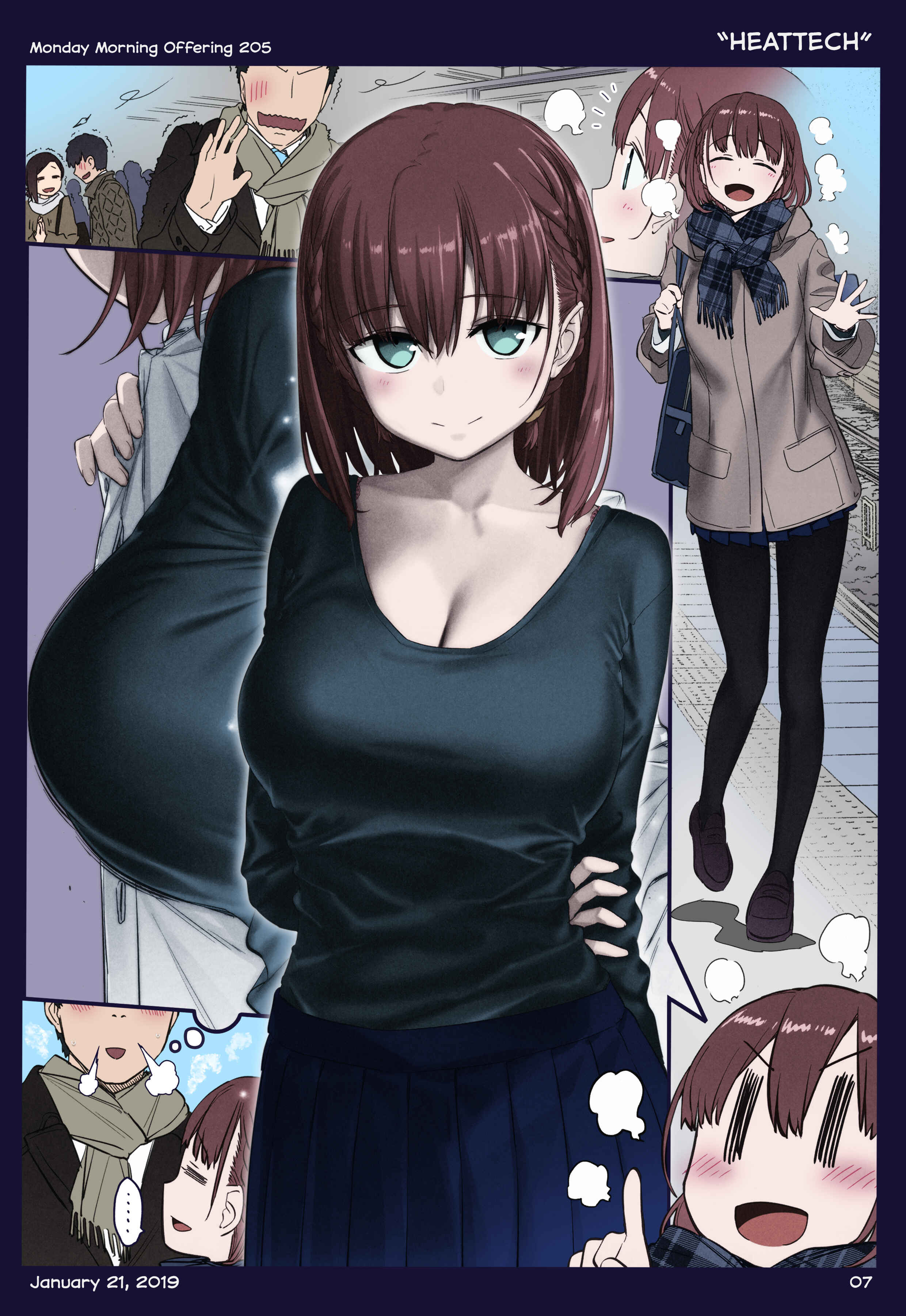 Page 7 Chapter 24 Getsuyoubi no Tawawa (Twitter Webcomic) (Fan Colored)