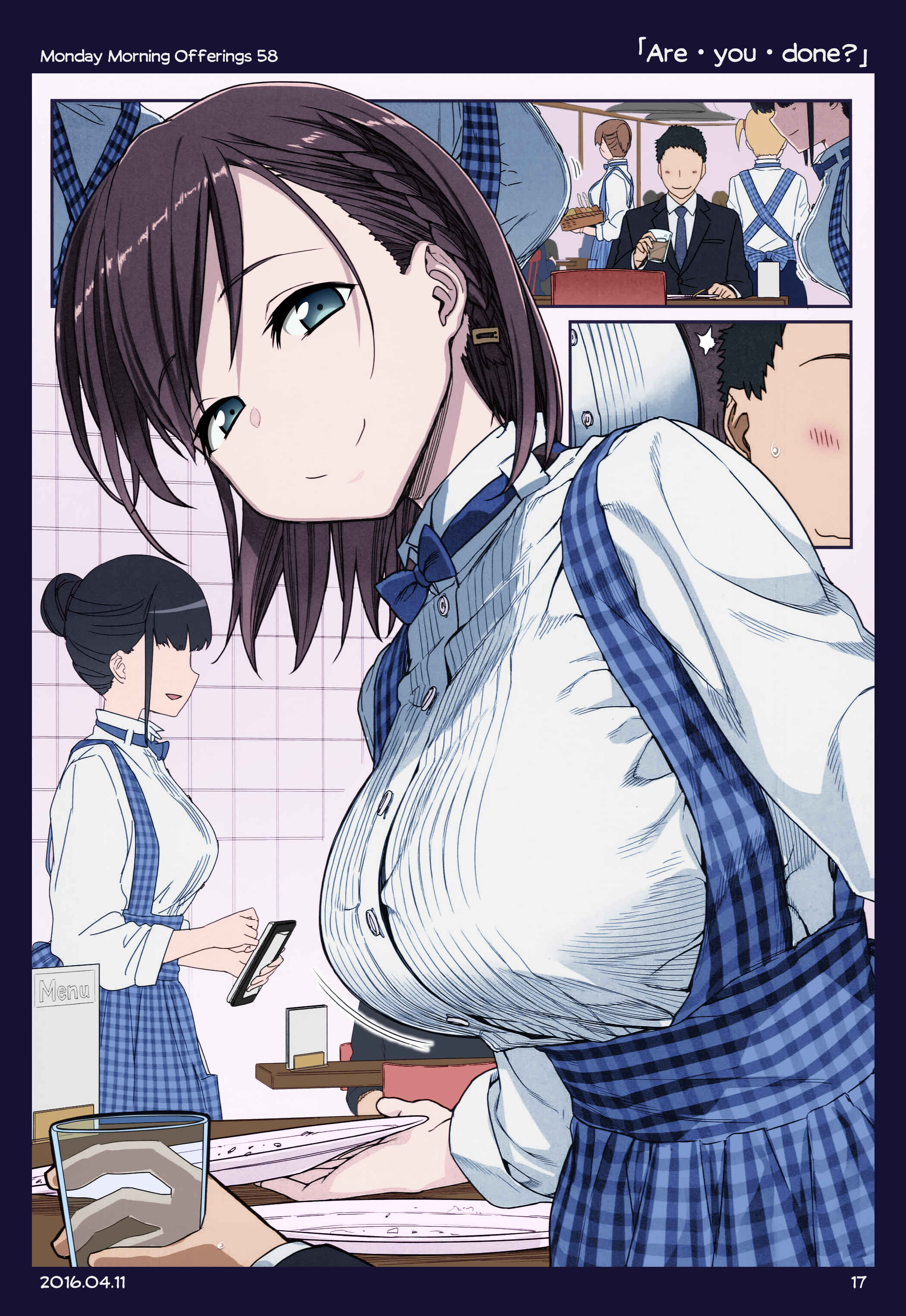 Page 16 Chapter 4 Getsuyoubi no Tawawa (Twitter Webcomic) (Fan Colored)