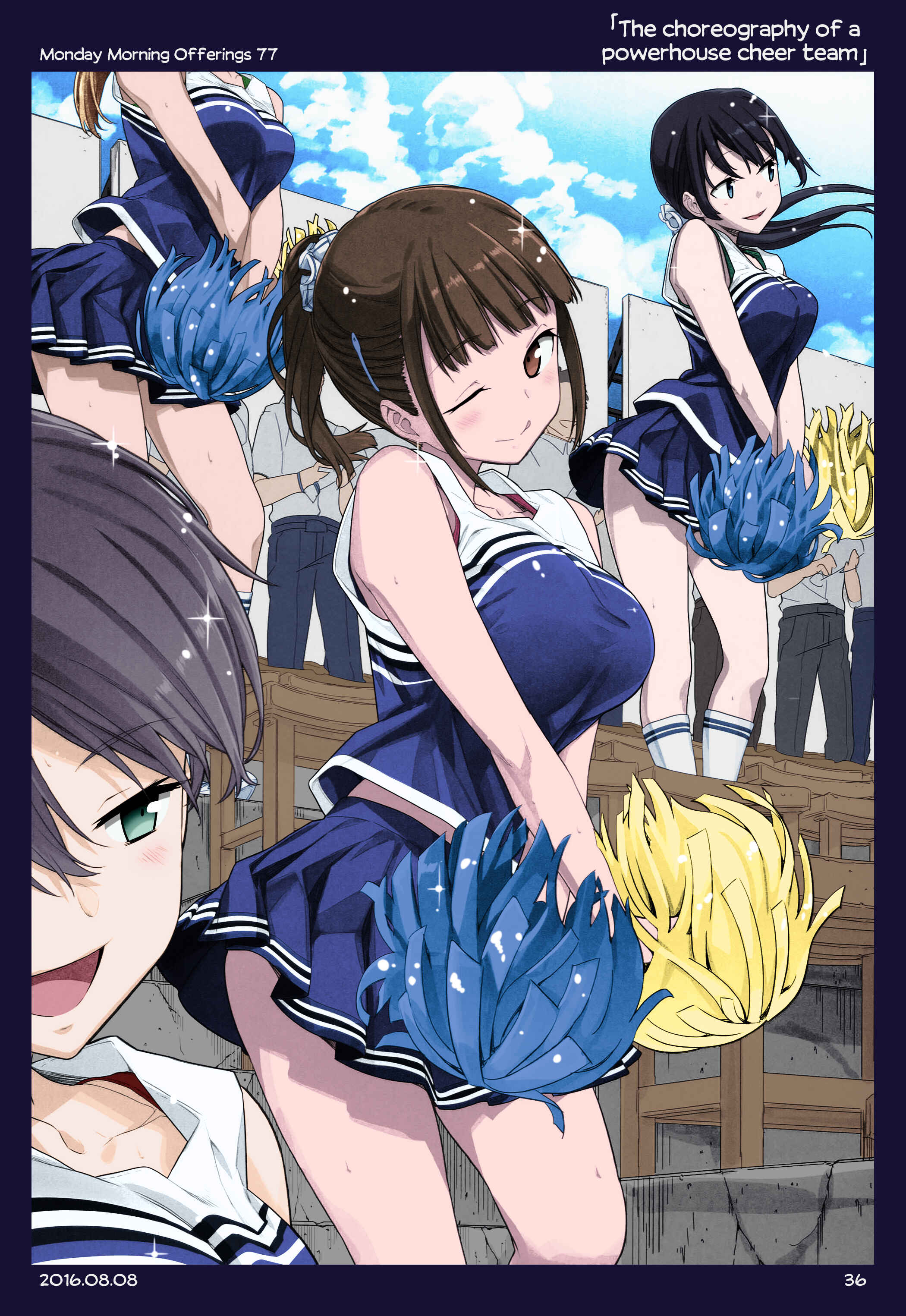 Page 35 Chapter 4 Getsuyoubi no Tawawa (Twitter Webcomic) (Fan Colored)