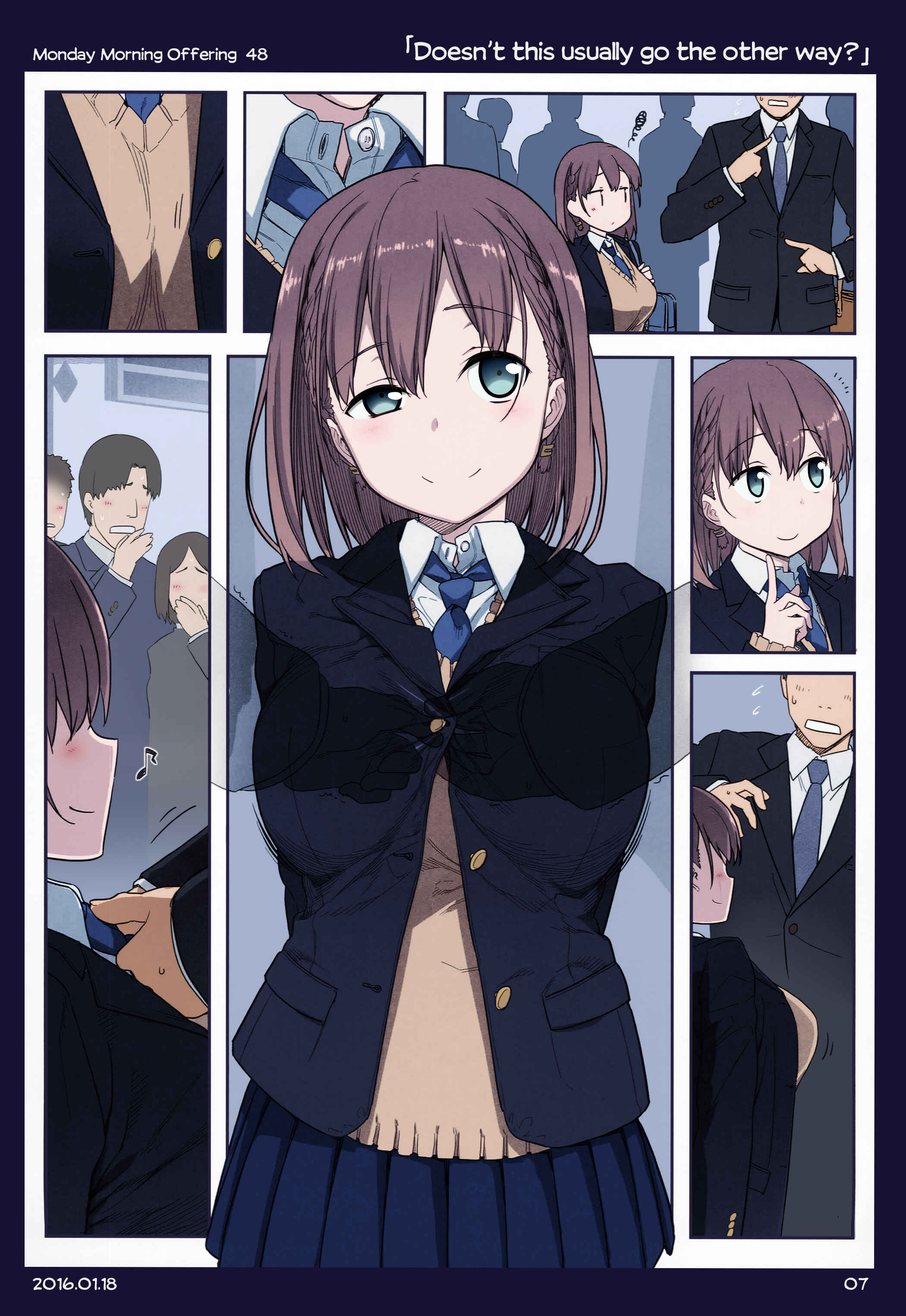 Page 5 Chapter 4 Getsuyoubi no Tawawa (Twitter Webcomic) (Fan Colored)