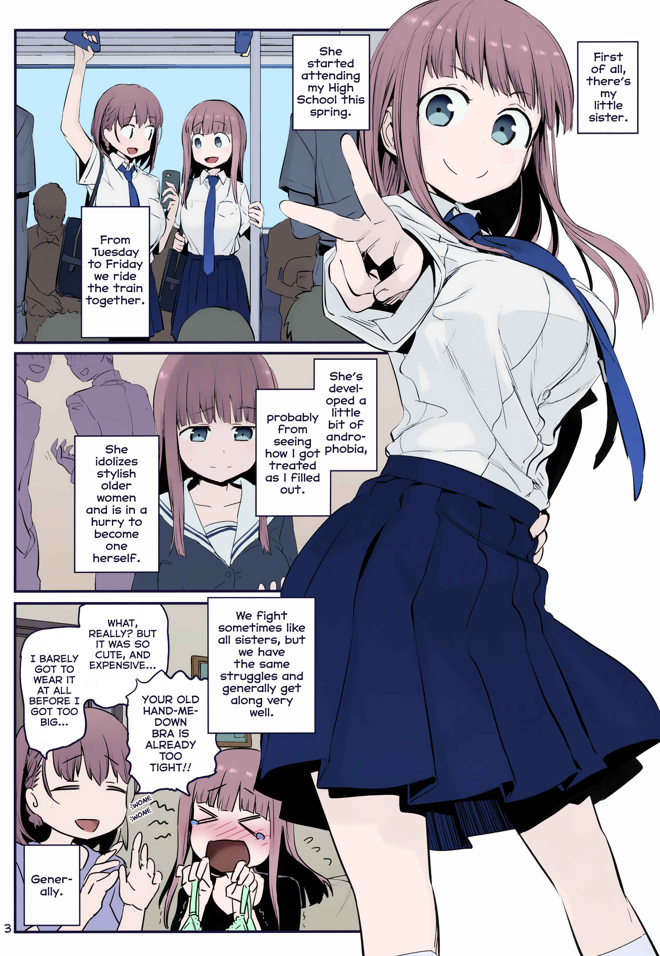 Page 3 Chapter 20 Getsuyoubi no Tawawa (Twitter Webcomic) (Fan Colored)