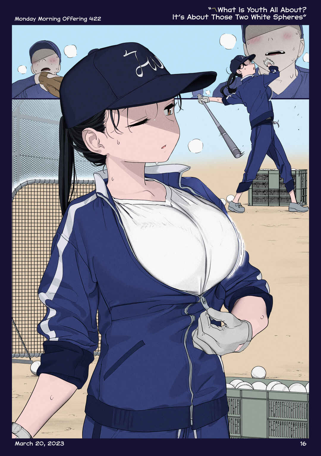 Page 15 Chapter 48 Getsuyoubi no Tawawa (Twitter Webcomic) (Fan Colored)