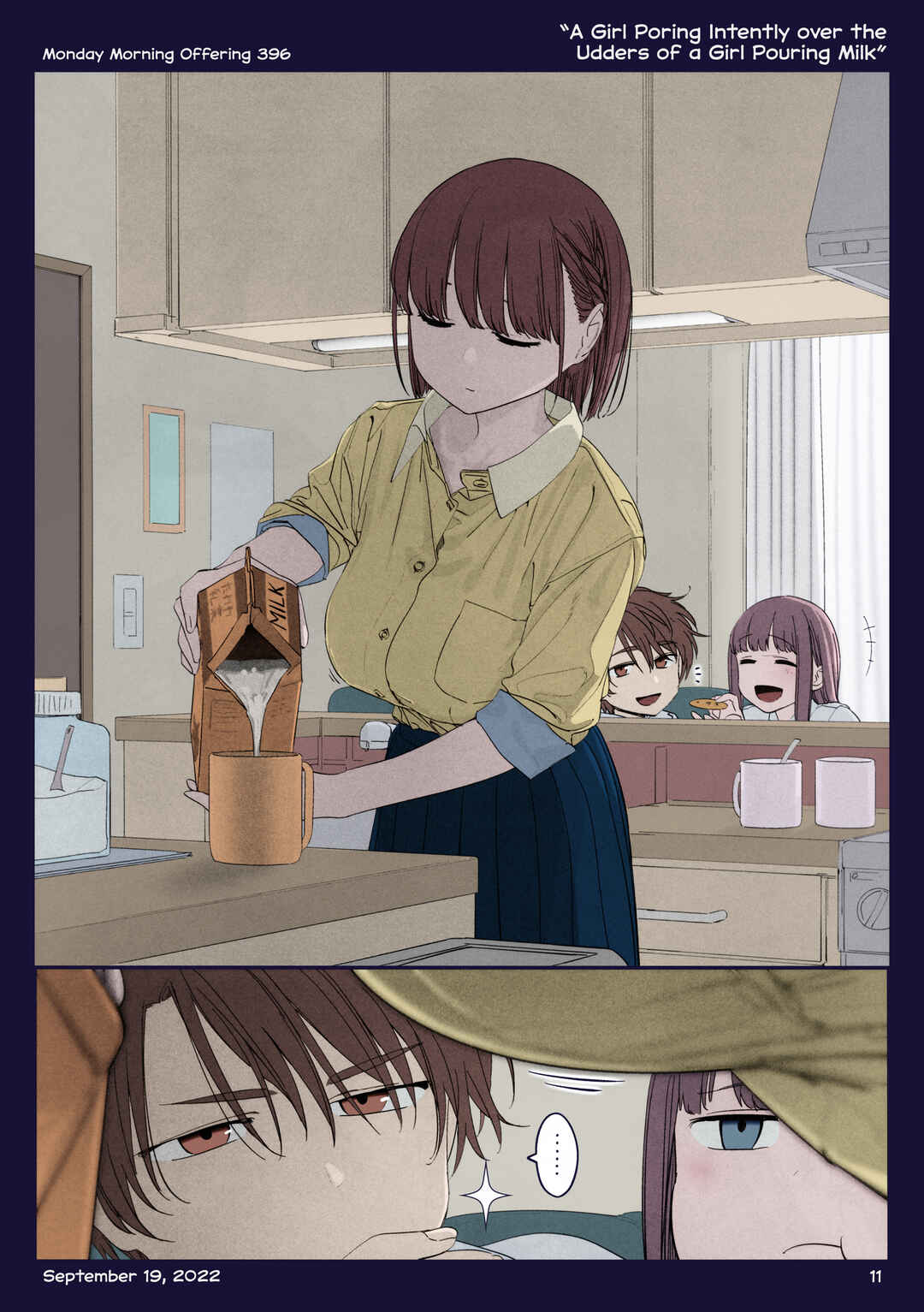 Page 10 Chapter 44 Getsuyoubi no Tawawa (Twitter Webcomic) (Fan Colored)