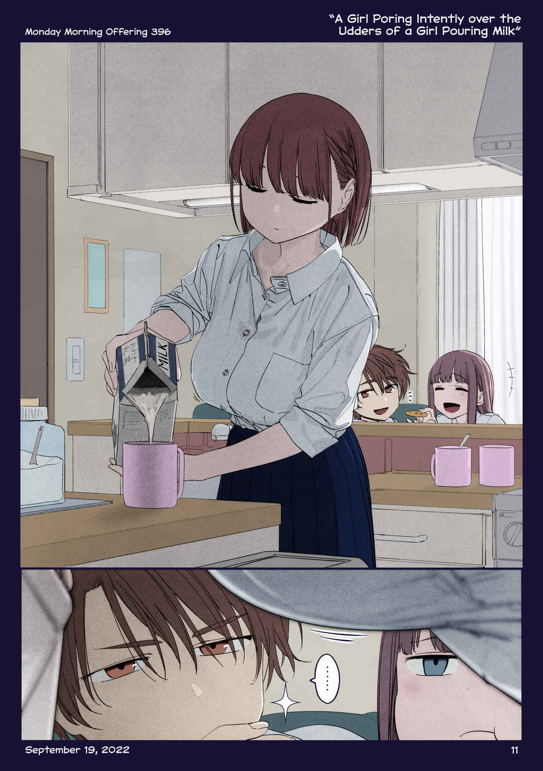 Page 11 Chapter 44 Getsuyoubi no Tawawa (Twitter Webcomic) (Fan Colored)