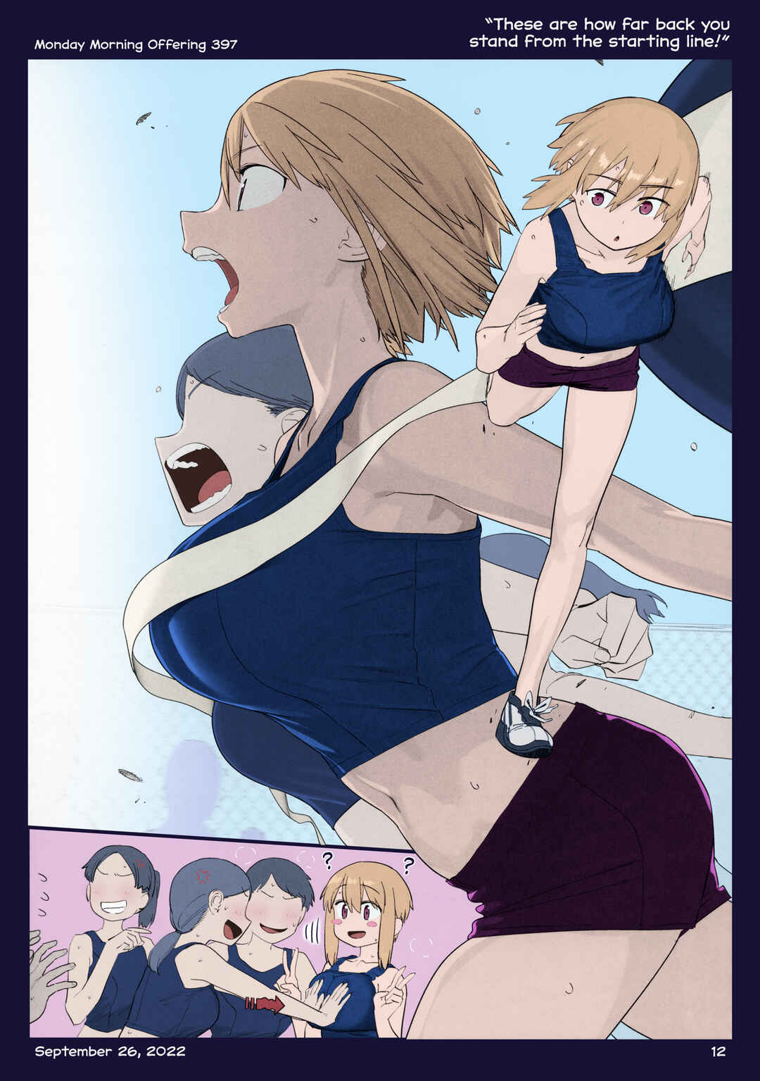 Page 12 Chapter 44 Getsuyoubi no Tawawa (Twitter Webcomic) (Fan Colored)