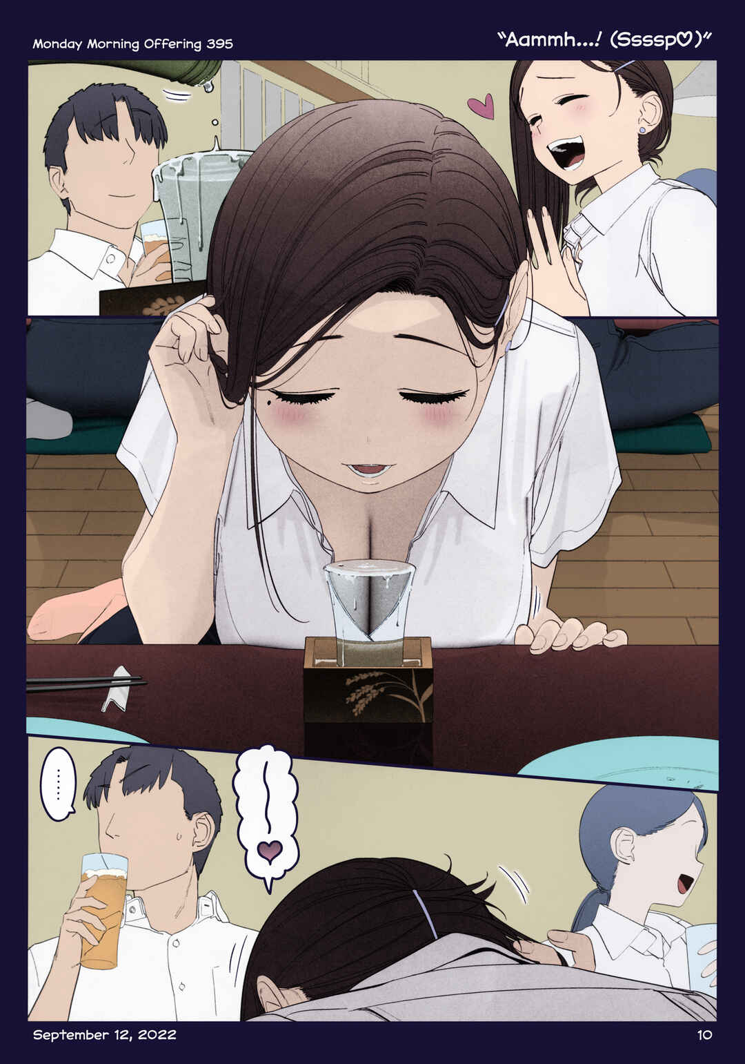 Page 9 Chapter 44 Getsuyoubi no Tawawa (Twitter Webcomic) (Fan Colored)