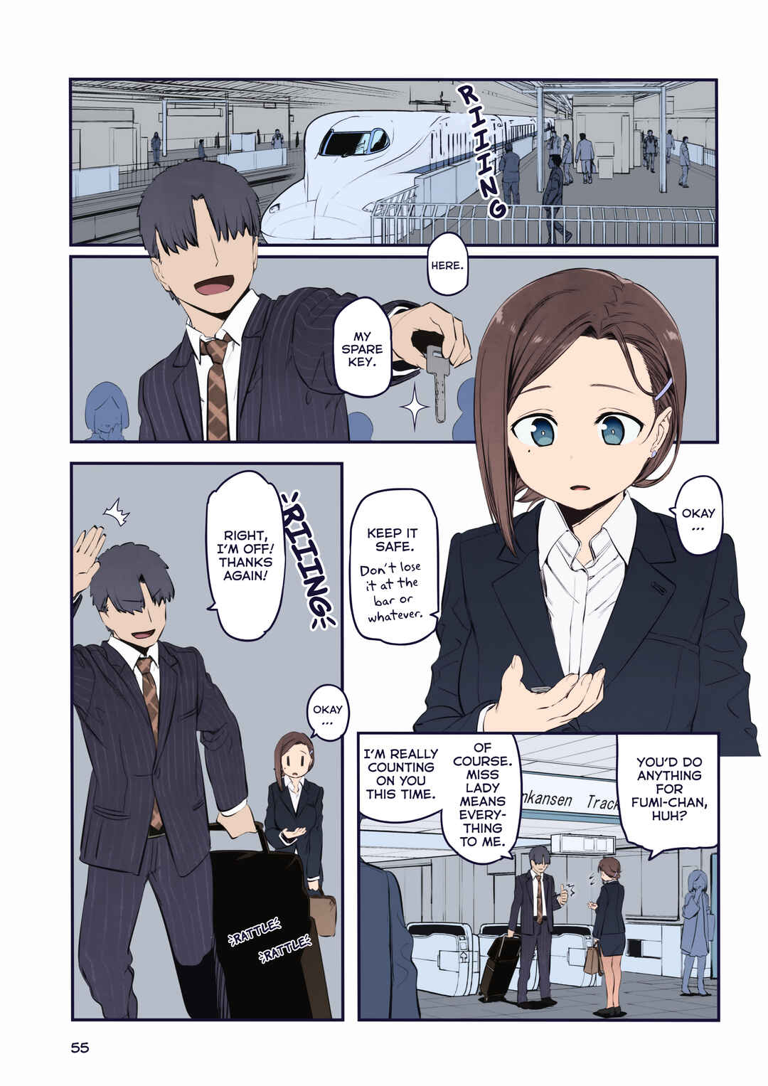 Page 3 Chapter 30 Getsuyoubi no Tawawa (Twitter Webcomic) (Fan Colored)