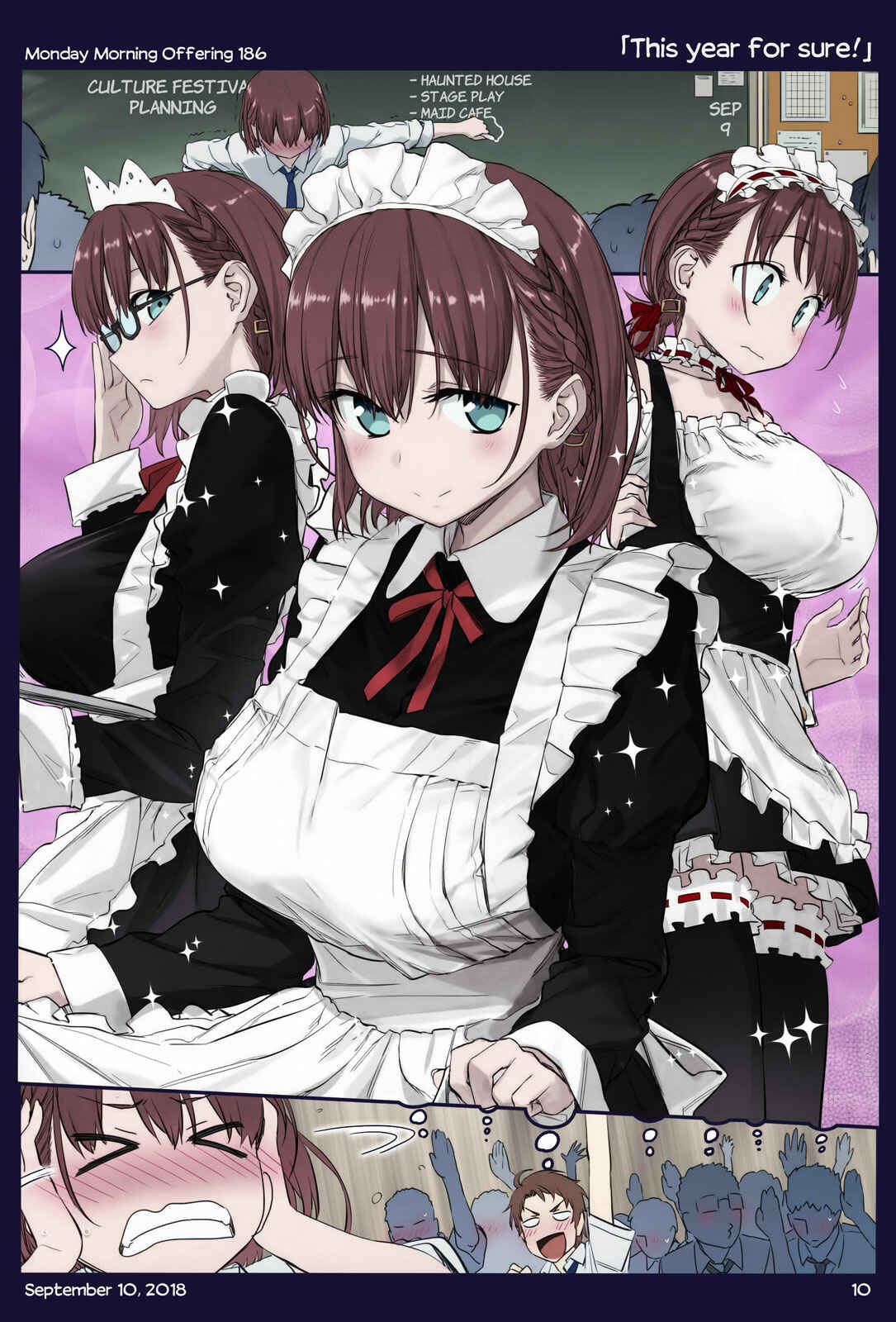 Page 8 Chapter 21 Getsuyoubi no Tawawa (Twitter Webcomic) (Fan Colored)