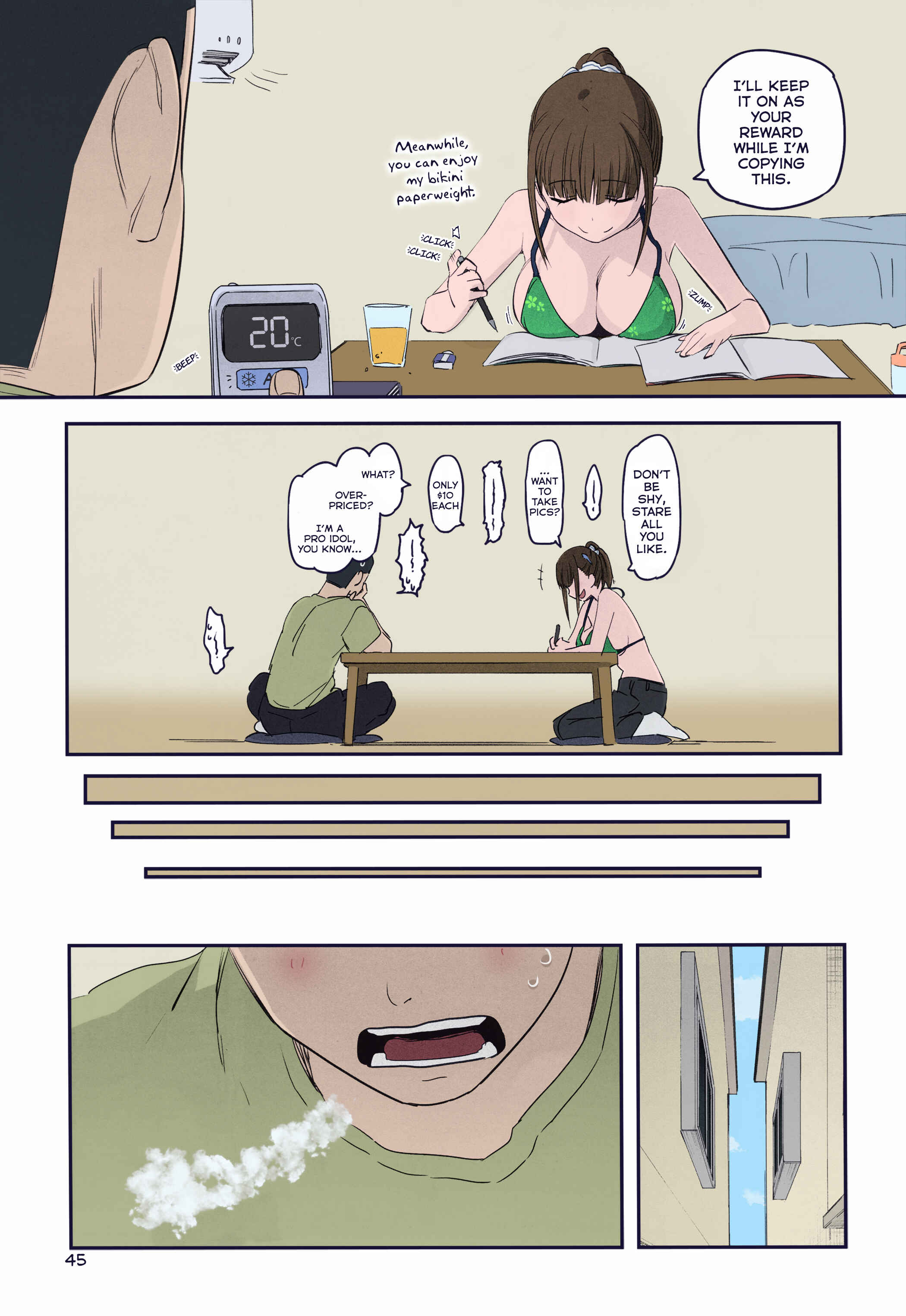 Page 21 Chapter 16 Getsuyoubi no Tawawa (Twitter Webcomic) (Fan Colored)