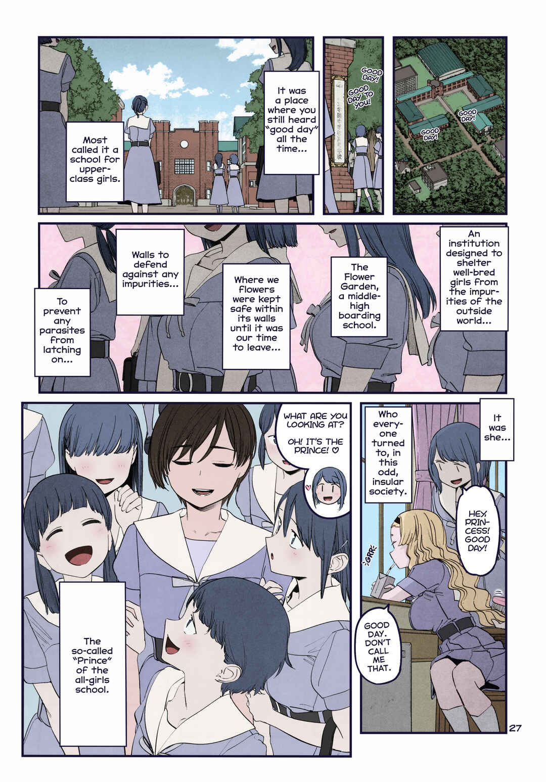 Page 1 Chapter 45 Getsuyoubi no Tawawa (Twitter Webcomic) (Fan Colored)