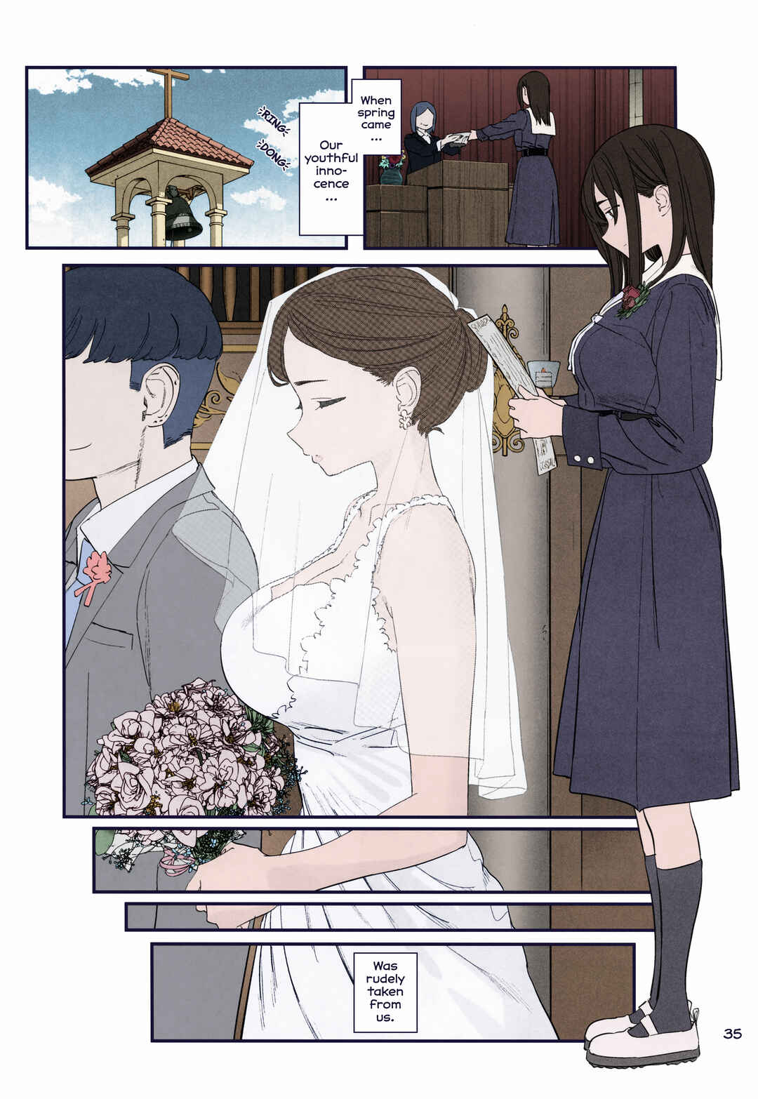 Page 9 Chapter 45 Getsuyoubi no Tawawa (Twitter Webcomic) (Fan Colored)