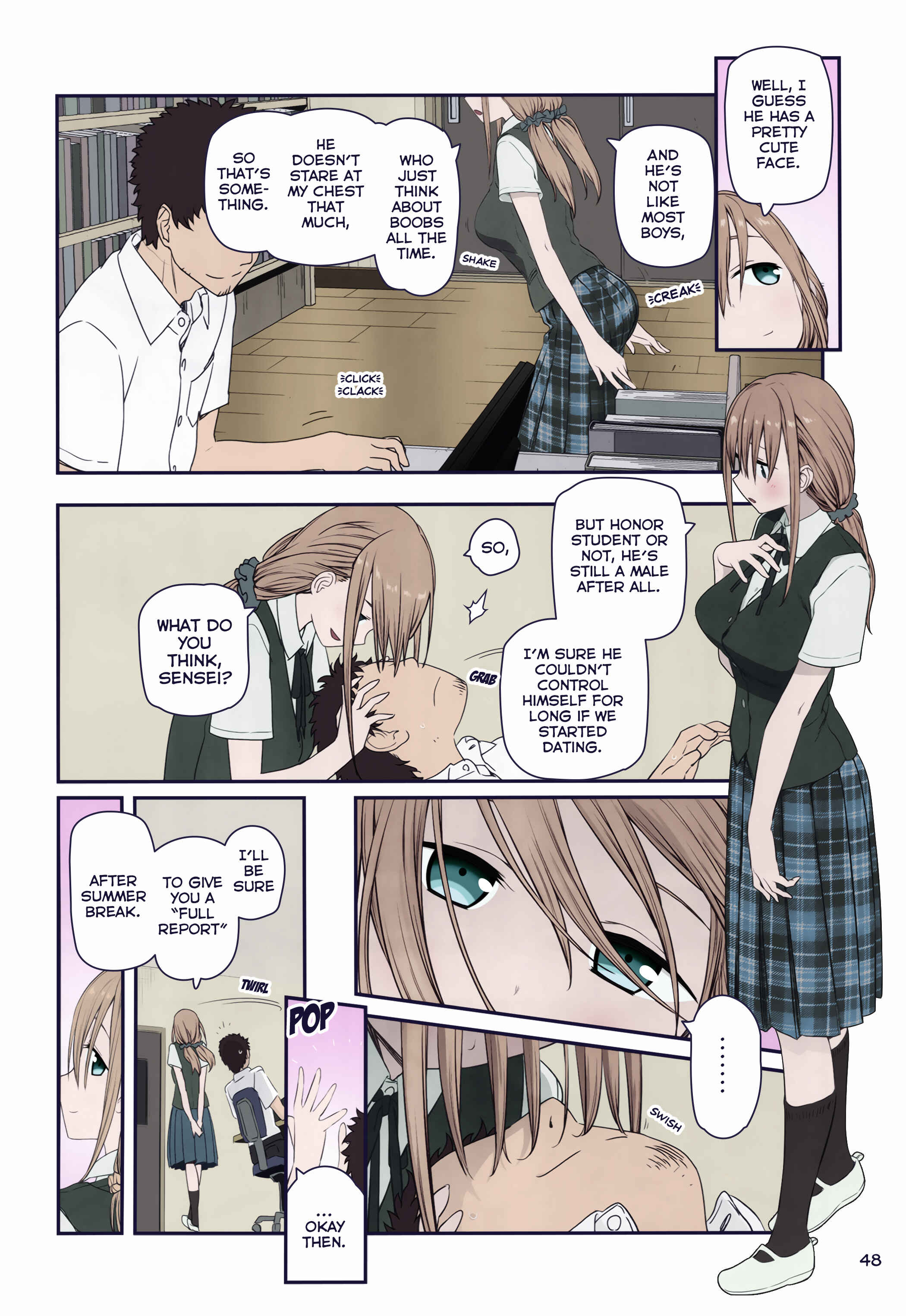 Page 12 Chapter 12 Getsuyoubi no Tawawa (Twitter Webcomic) (Fan Colored)