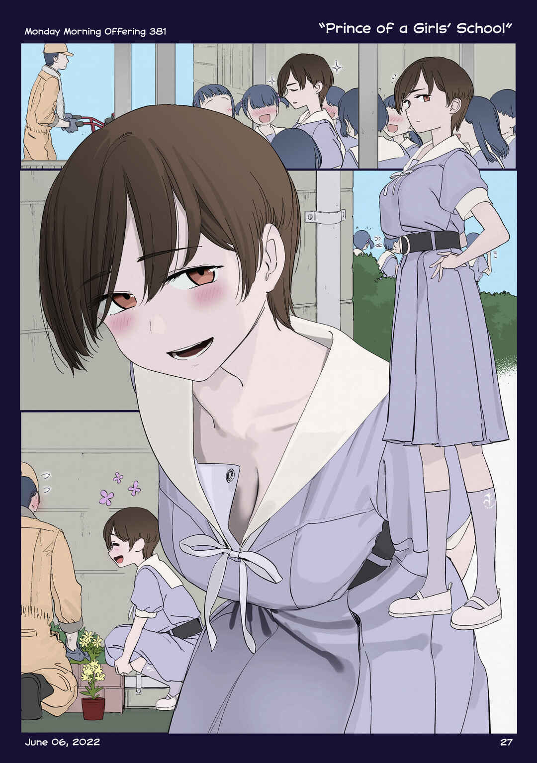 Page 26 Chapter 42 Getsuyoubi no Tawawa (Twitter Webcomic) (Fan Colored)
