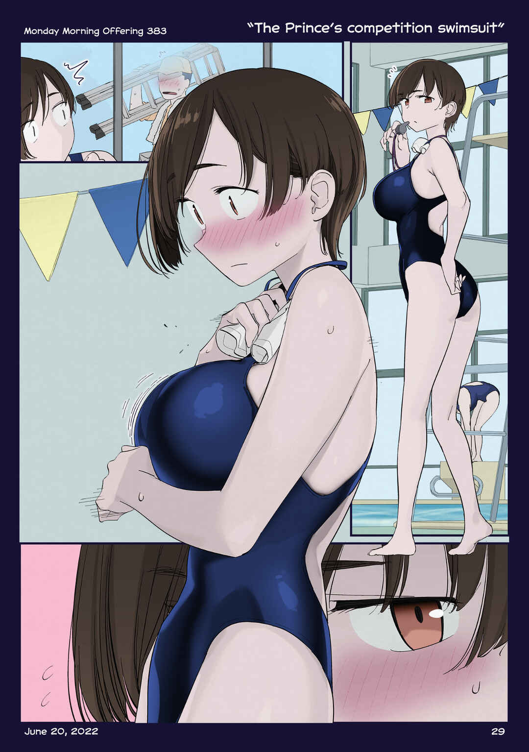 Page 28 Chapter 42 Getsuyoubi no Tawawa (Twitter Webcomic) (Fan Colored)