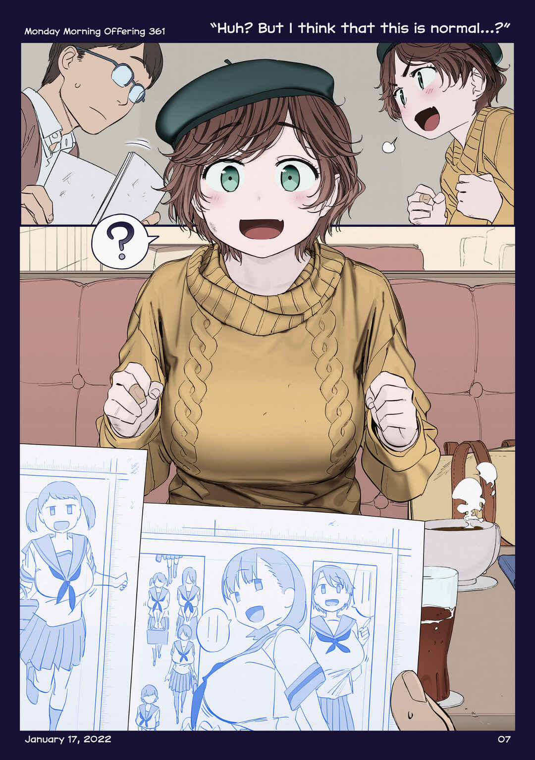 Page 6 Chapter 42 Getsuyoubi no Tawawa (Twitter Webcomic) (Fan Colored)