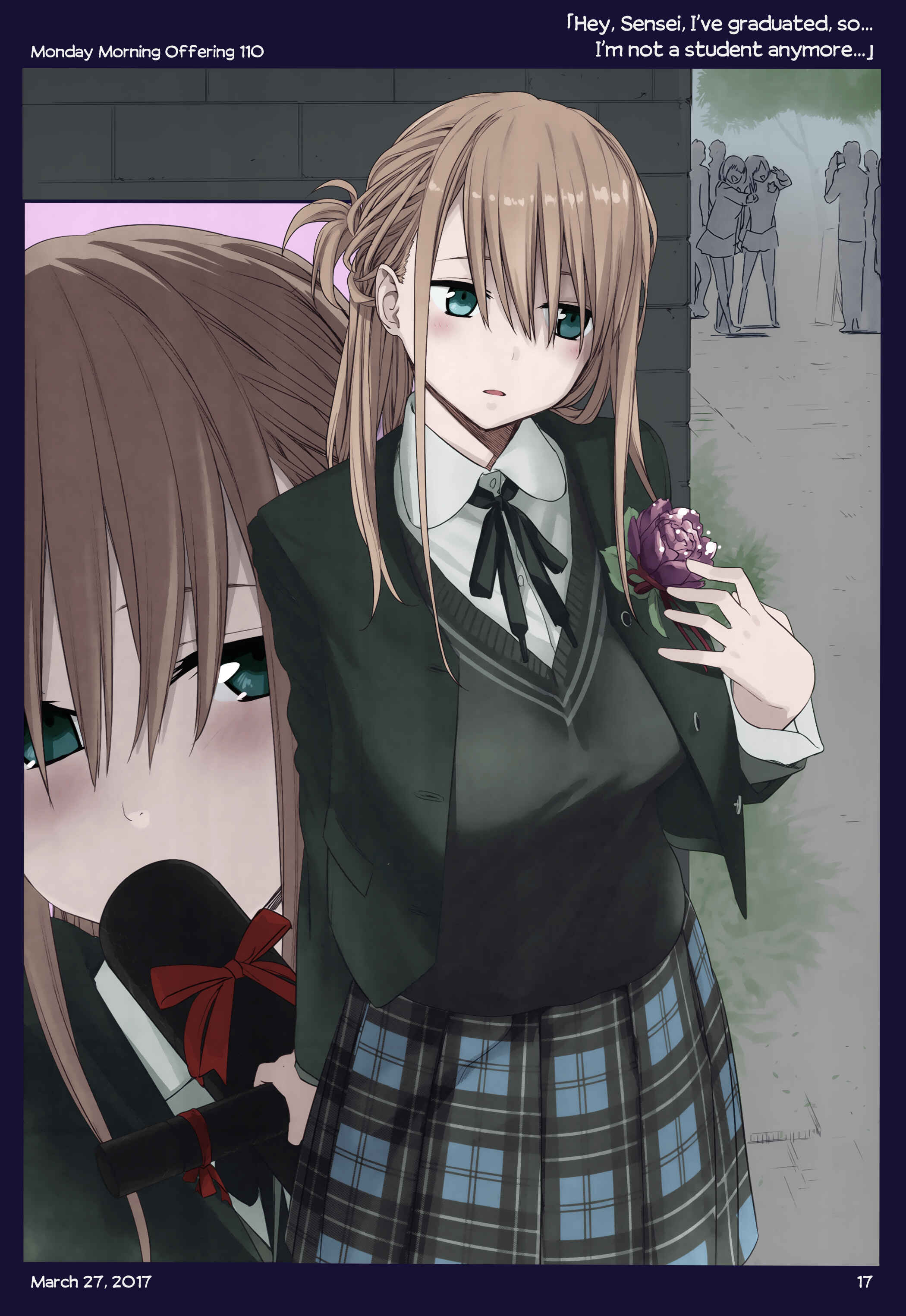 Page 15 Chapter 11 Getsuyoubi no Tawawa (Twitter Webcomic) (Fan Colored)