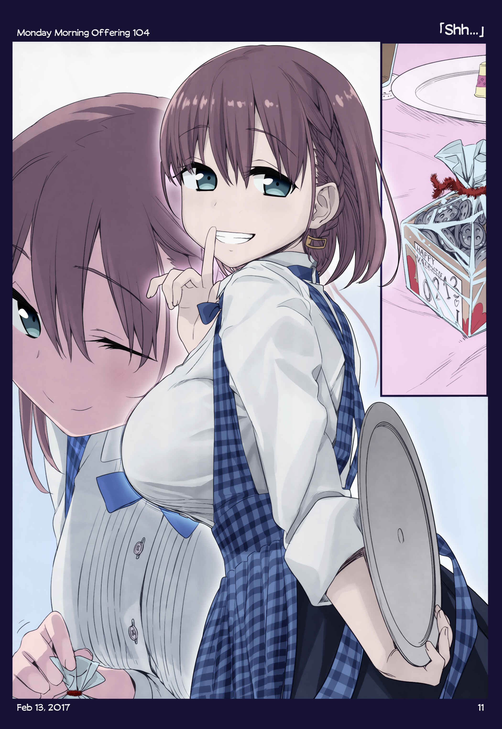 Page 9 Chapter 11 Getsuyoubi no Tawawa (Twitter Webcomic) (Fan Colored)