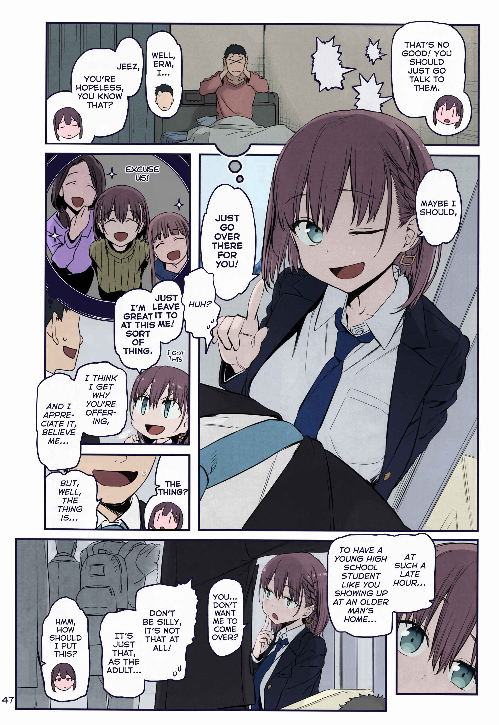 Page 13 Chapter 19 Getsuyoubi no Tawawa (Twitter Webcomic) (Fan Colored)