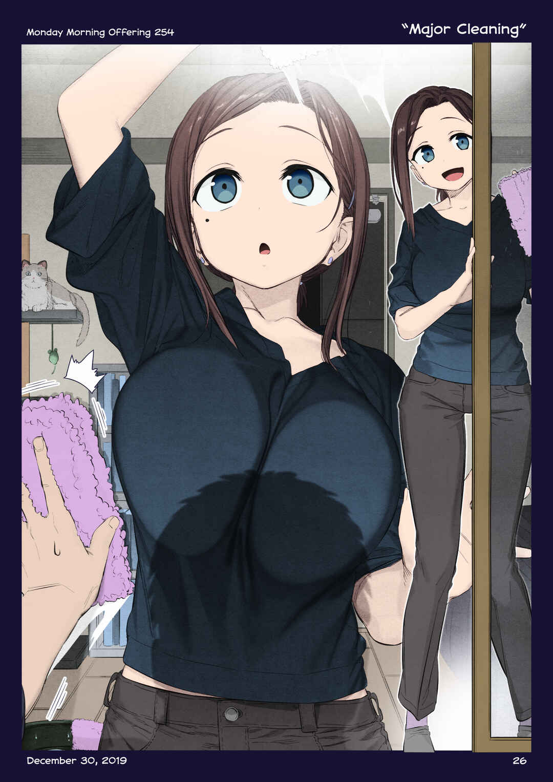 Page 25 Chapter 28 Getsuyoubi no Tawawa (Twitter Webcomic) (Fan Colored)