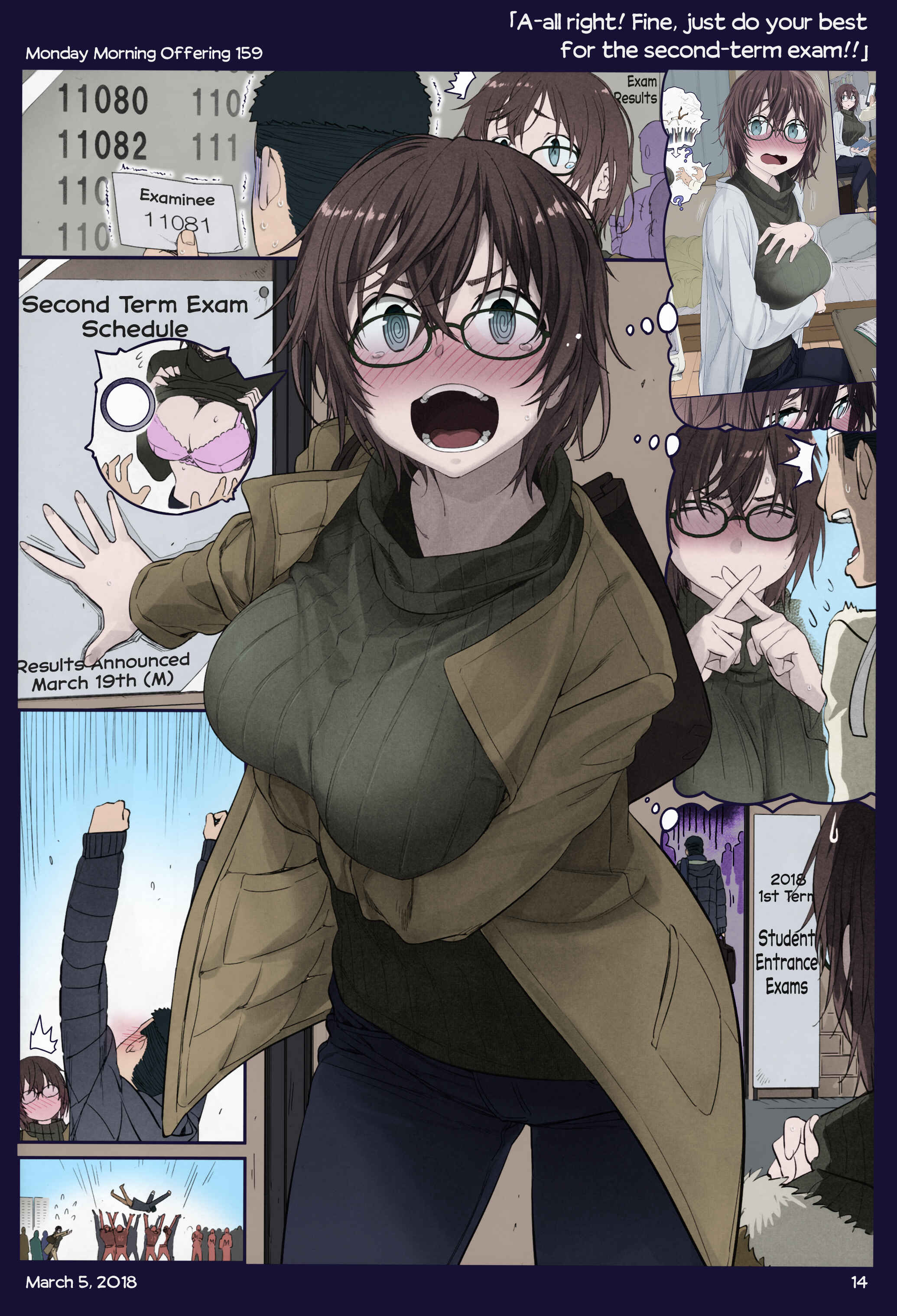 Page 11 Chapter 18 Getsuyoubi no Tawawa (Twitter Webcomic) (Fan Colored)