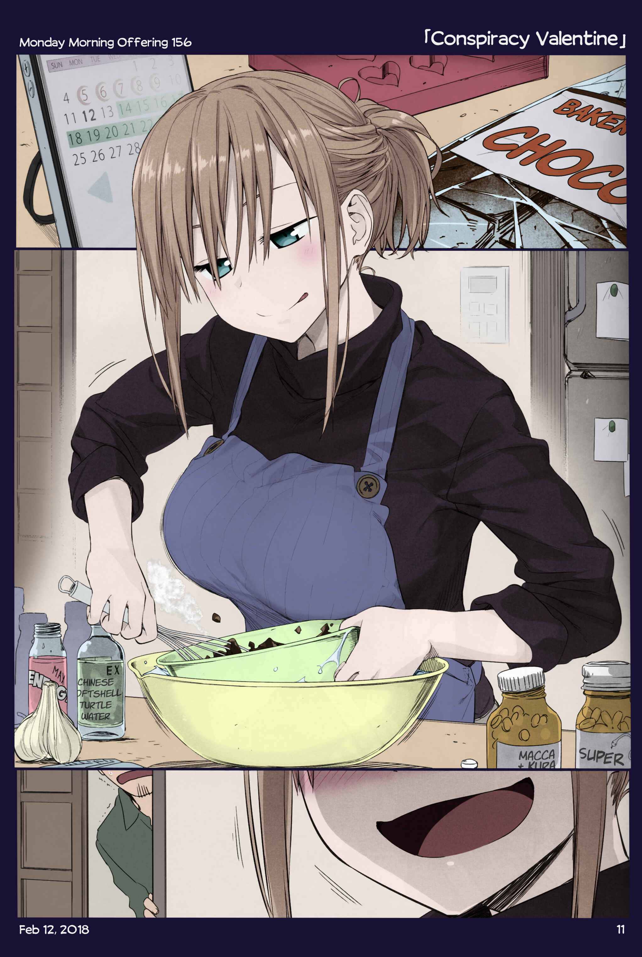 Page 8 Chapter 18 Getsuyoubi no Tawawa (Twitter Webcomic) (Fan Colored)
