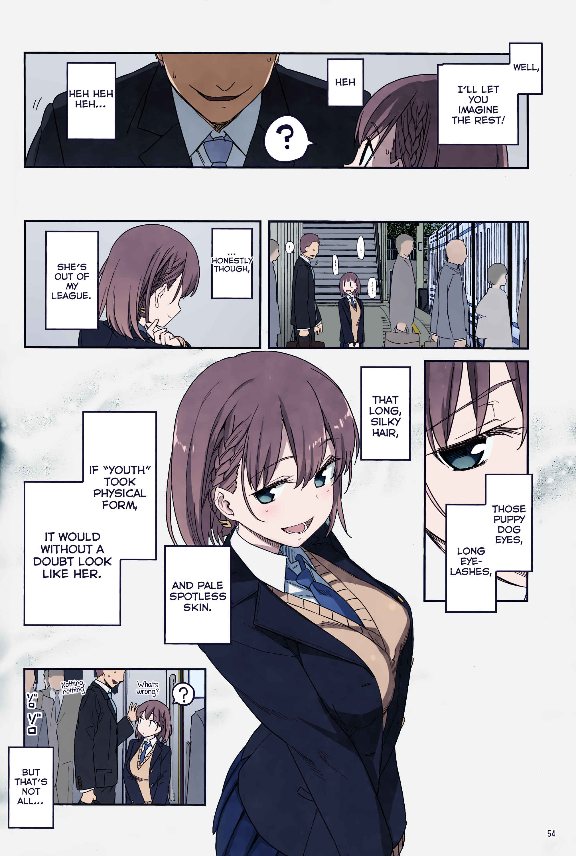 Page 4 Chapter 2 Getsuyoubi no Tawawa (Twitter Webcomic) (Fan Colored)