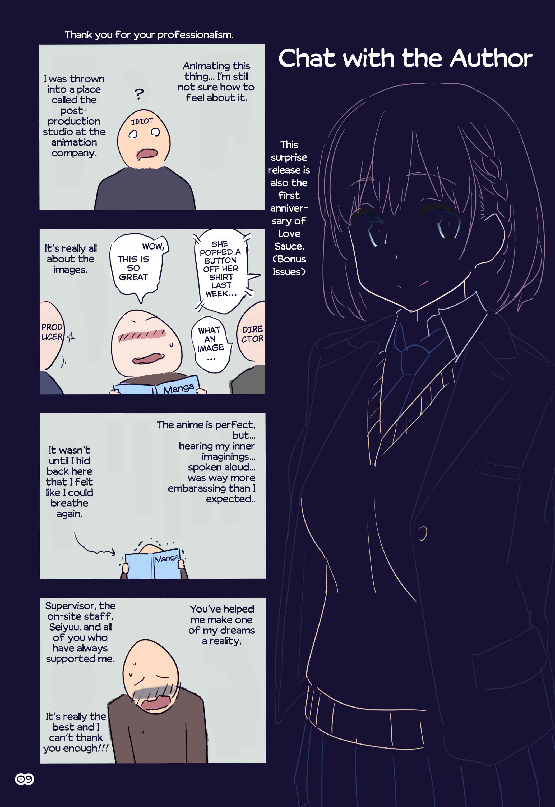 Page 9 Chapter 10 Getsuyoubi no Tawawa (Twitter Webcomic) (Fan Colored)
