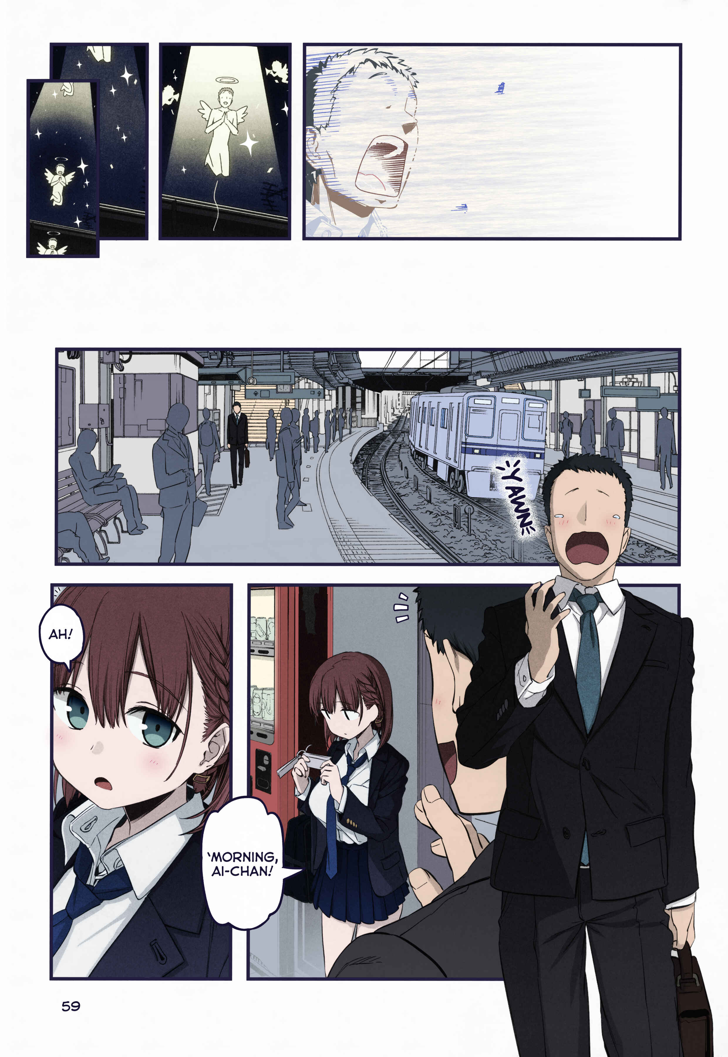 Page 24 Chapter 25 Getsuyoubi no Tawawa (Twitter Webcomic) (Fan Colored)