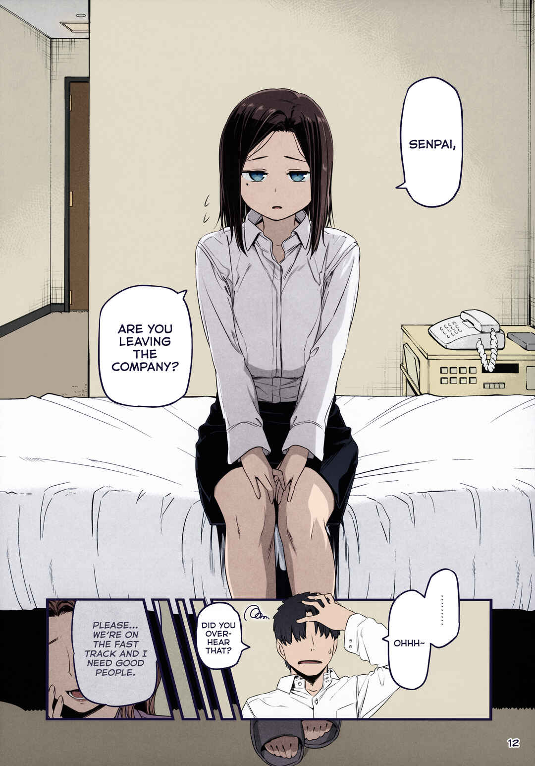 Page 12 Chapter 32 Getsuyoubi no Tawawa (Twitter Webcomic) (Fan Colored)