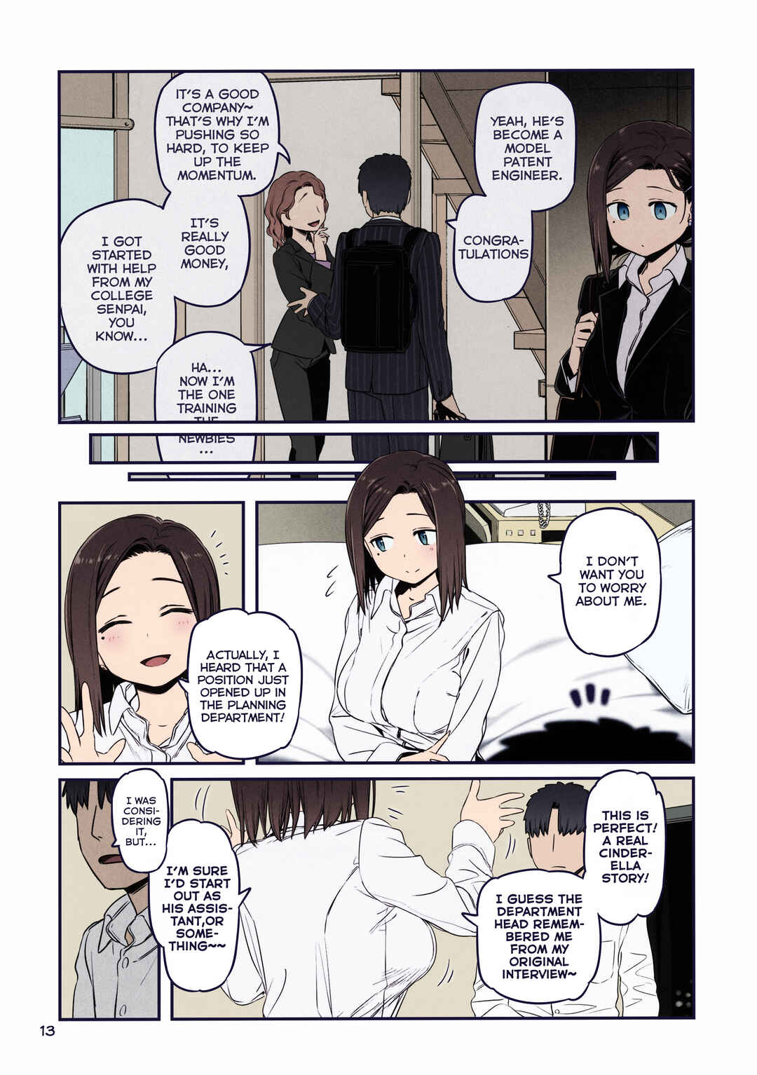Page 13 Chapter 32 Getsuyoubi no Tawawa (Twitter Webcomic) (Fan Colored)