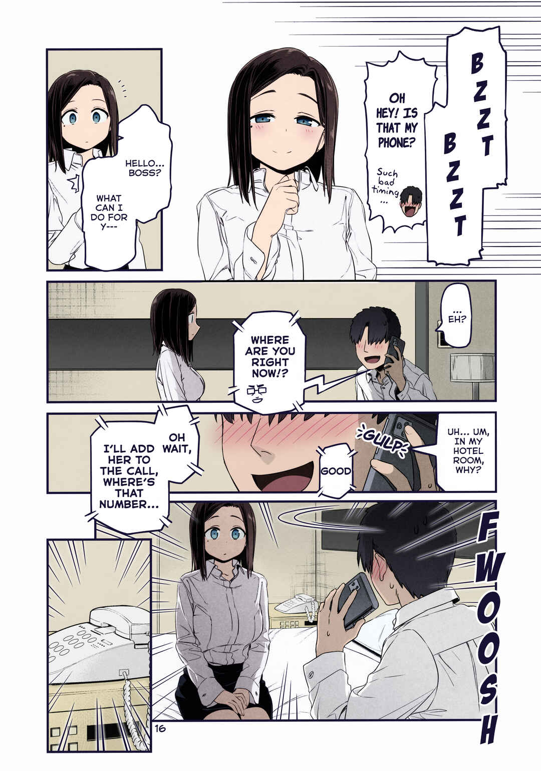 Page 16 Chapter 32 Getsuyoubi no Tawawa (Twitter Webcomic) (Fan Colored)