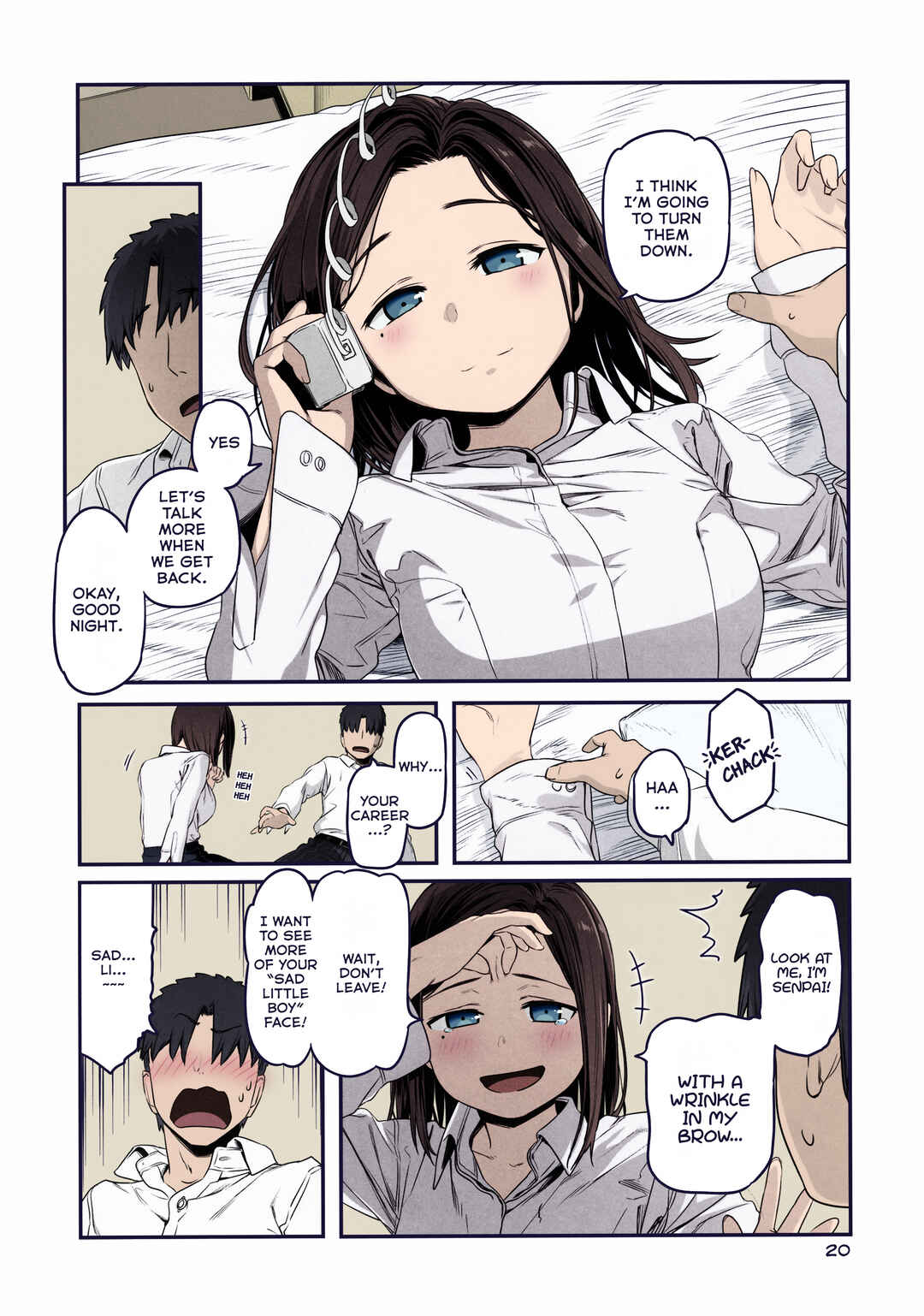 Page 20 Chapter 32 Getsuyoubi no Tawawa (Twitter Webcomic) (Fan Colored)