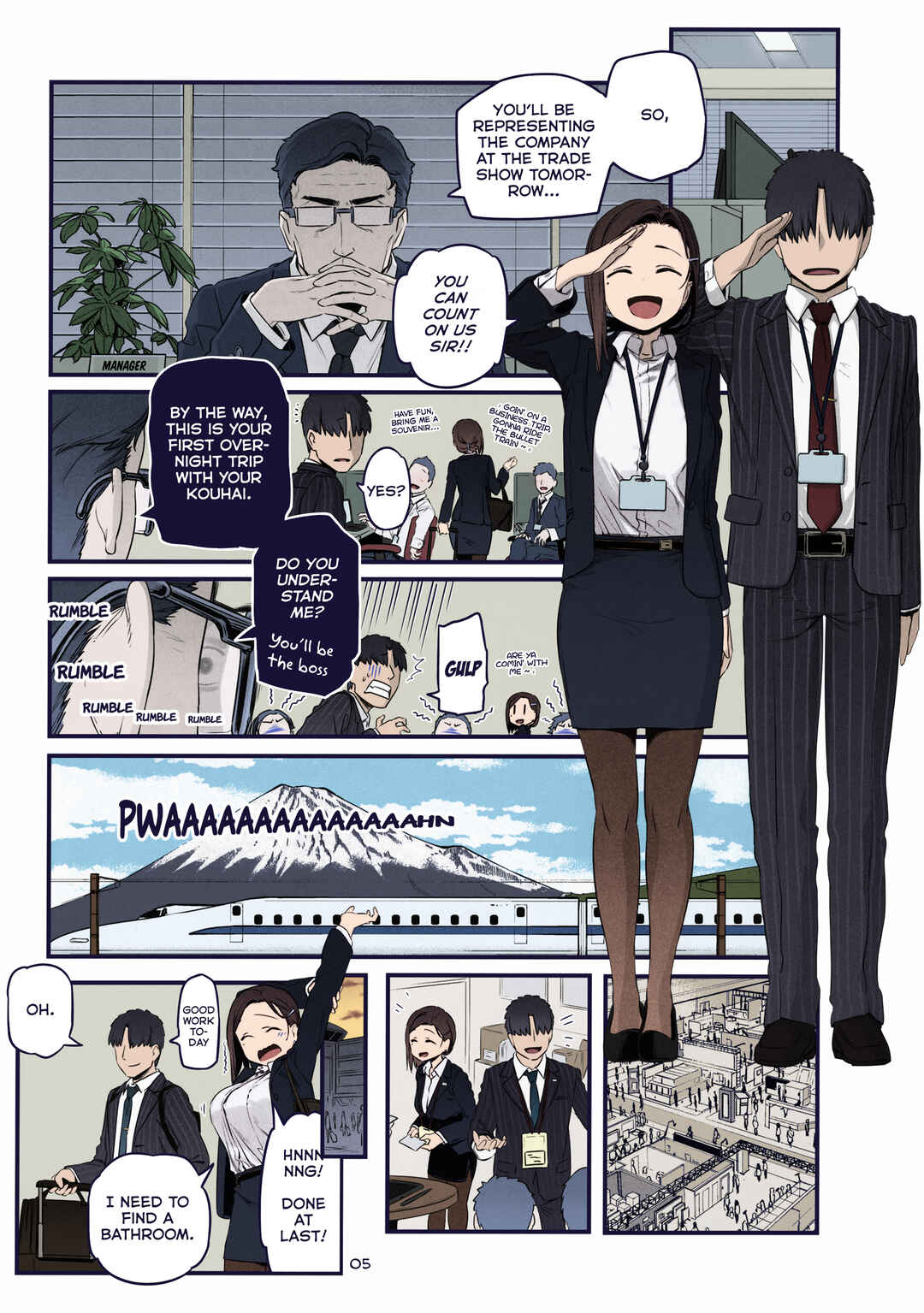 Page 5 Chapter 32 Getsuyoubi no Tawawa (Twitter Webcomic) (Fan Colored)