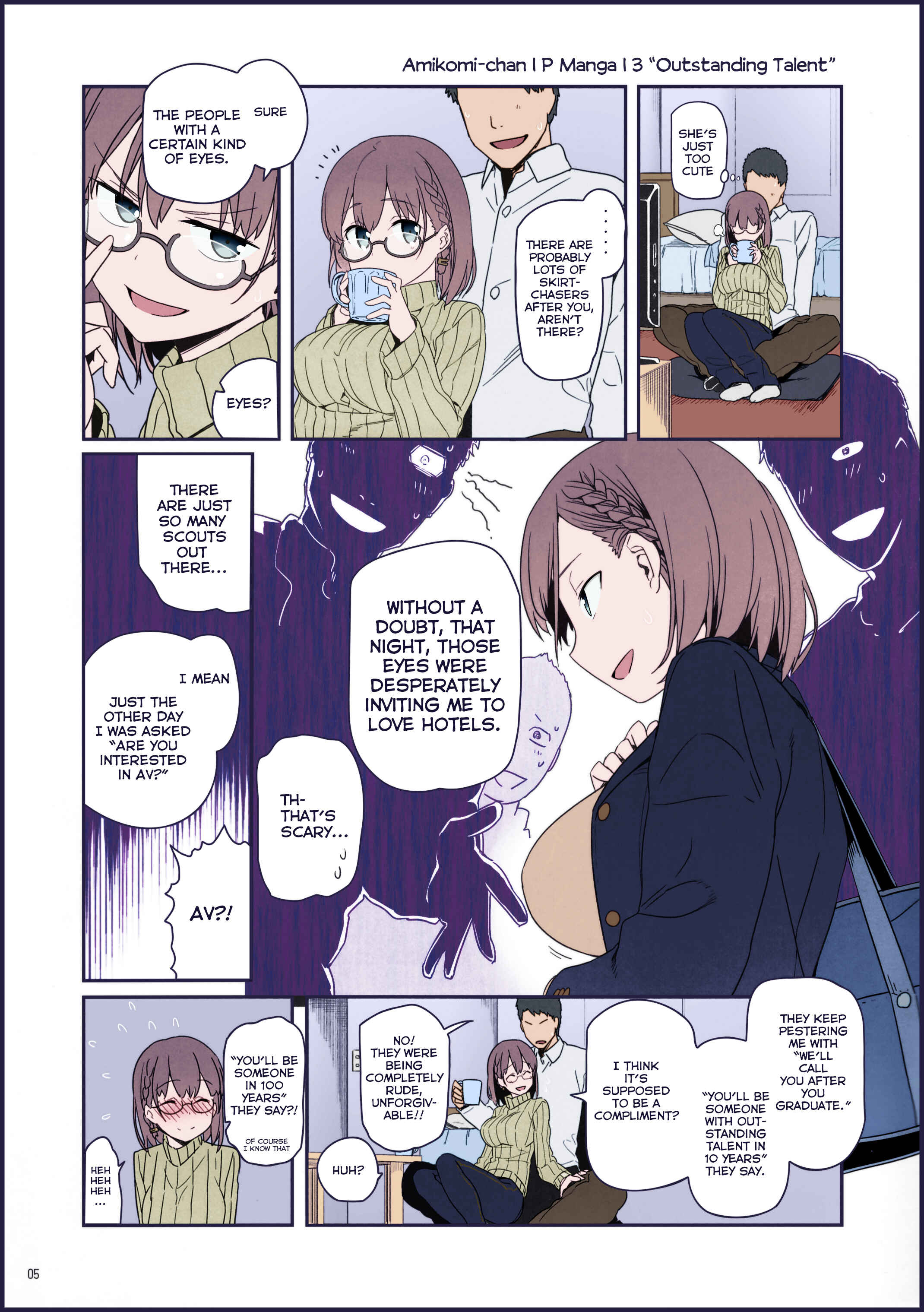 Page 5 Chapter 3 Getsuyoubi no Tawawa (Twitter Webcomic) (Fan Colored)