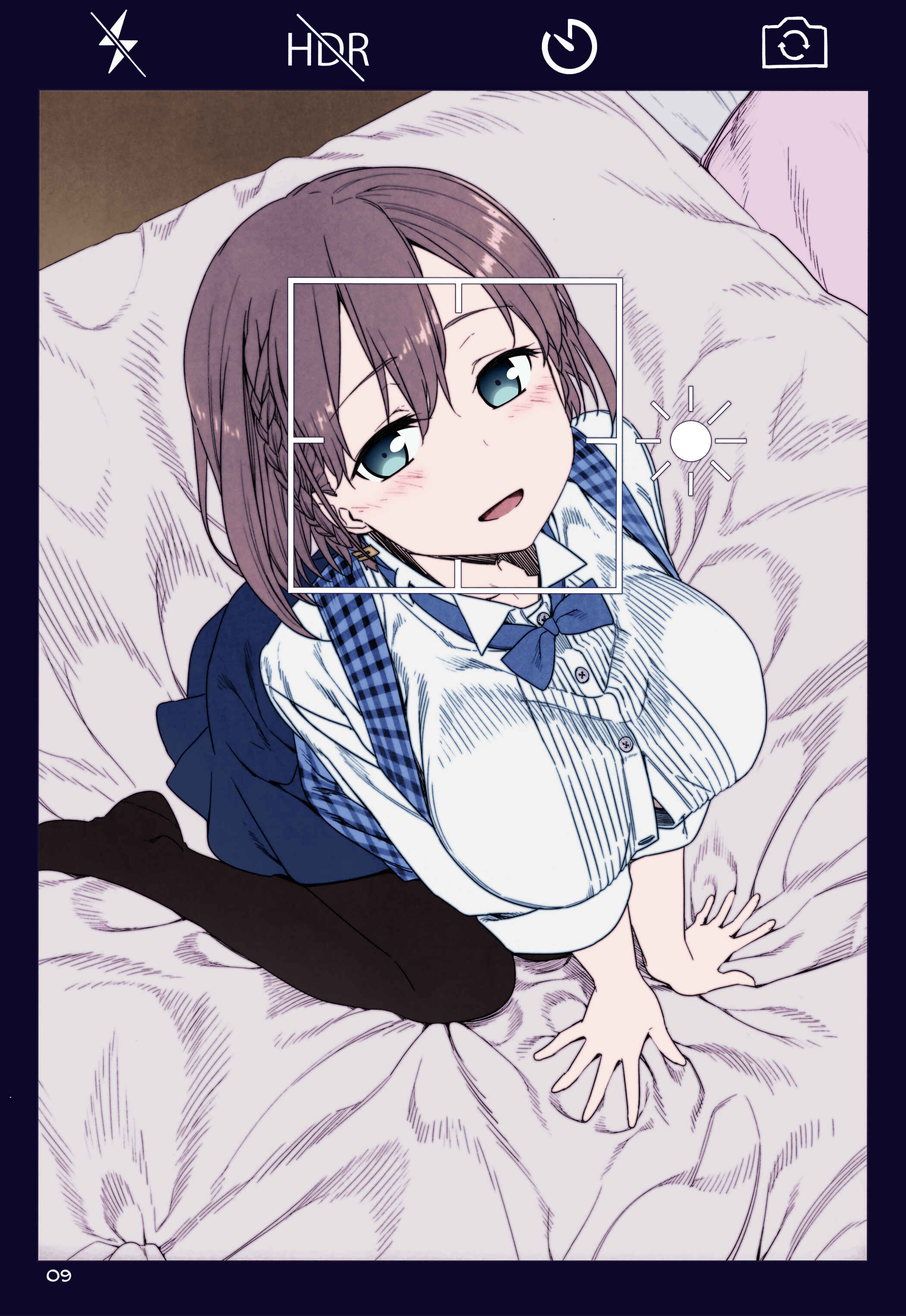 Page 9 Chapter 3 Getsuyoubi no Tawawa (Twitter Webcomic) (Fan Colored)