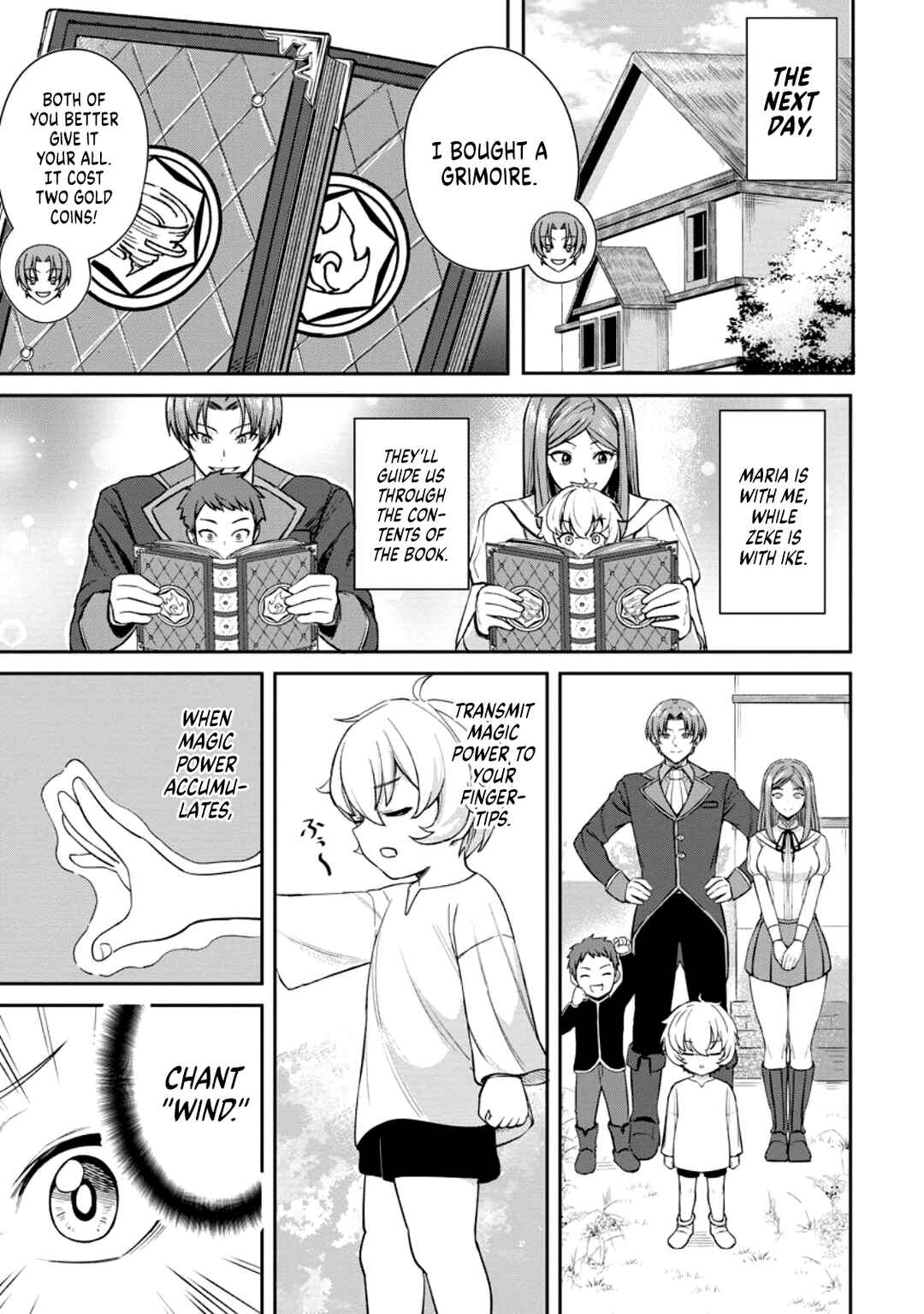 Page 9 Chapter 1.3 Tensei Shitara Sainou ga Atta Ken ~Isekai Itte mo Doryoku Suru~