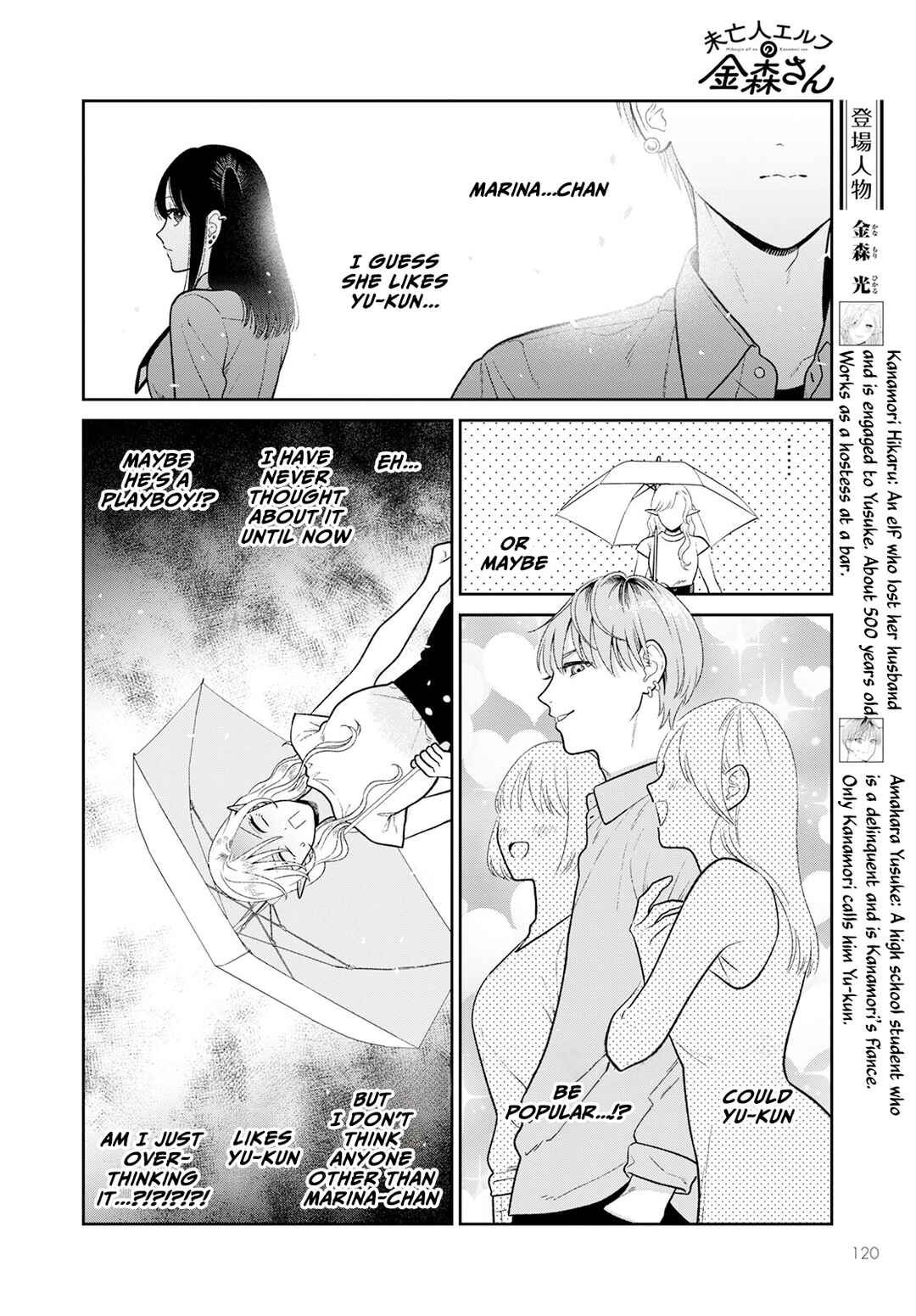 Page 5 Chapter 7 Miboujin Elf no Kanamori-san