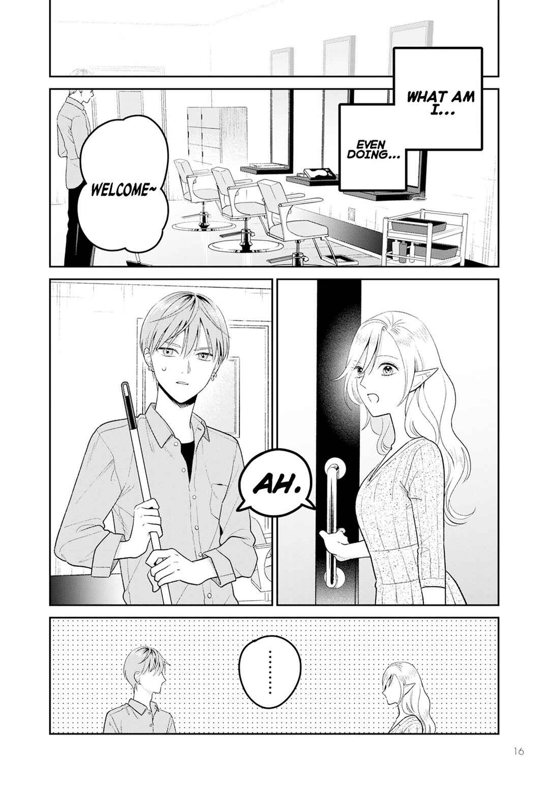 Page 16 Chapter 4 Miboujin Elf no Kanamori-san