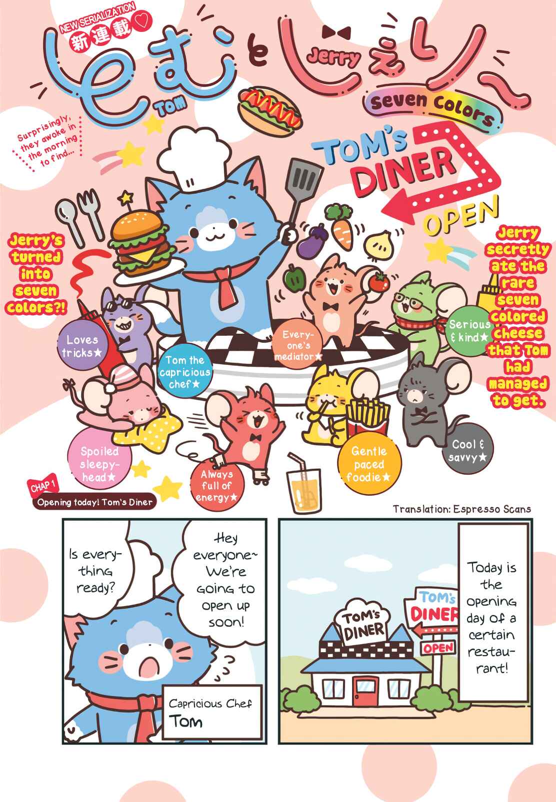 Page 1 Chapter 1 Tom & Jerry: Nanairo