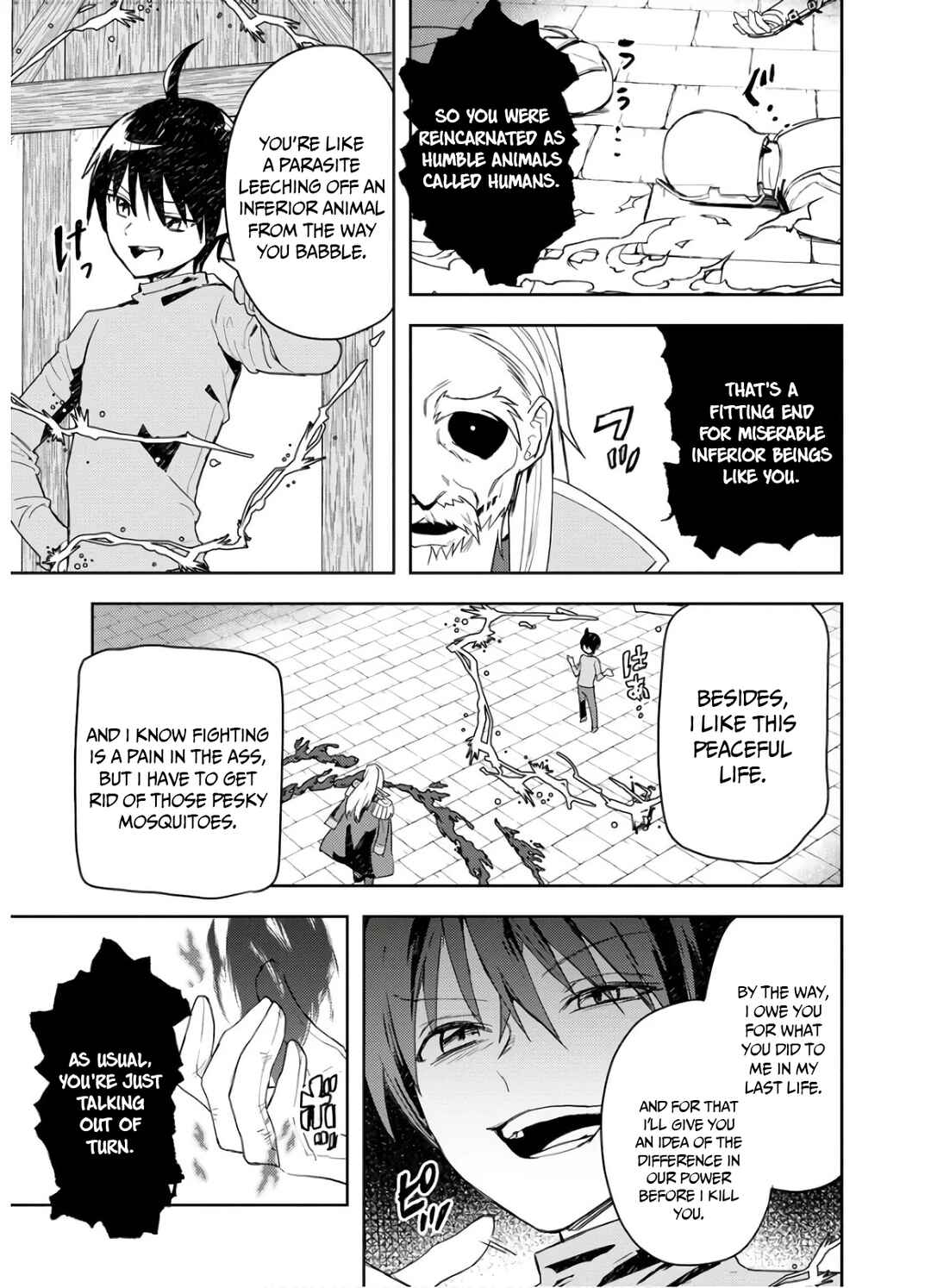 Page 19 Chapter 7 Shitennou Sai Jakudatta Ore. Tensei Shitanode Heionna Seikatsu wo Nozomu