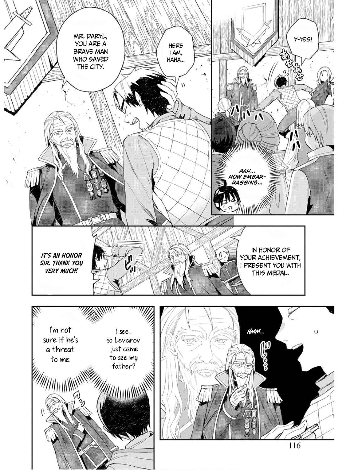 Page 14 Chapter 5 Shitennou Sai Jakudatta Ore. Tensei Shitanode Heionna Seikatsu wo Nozomu